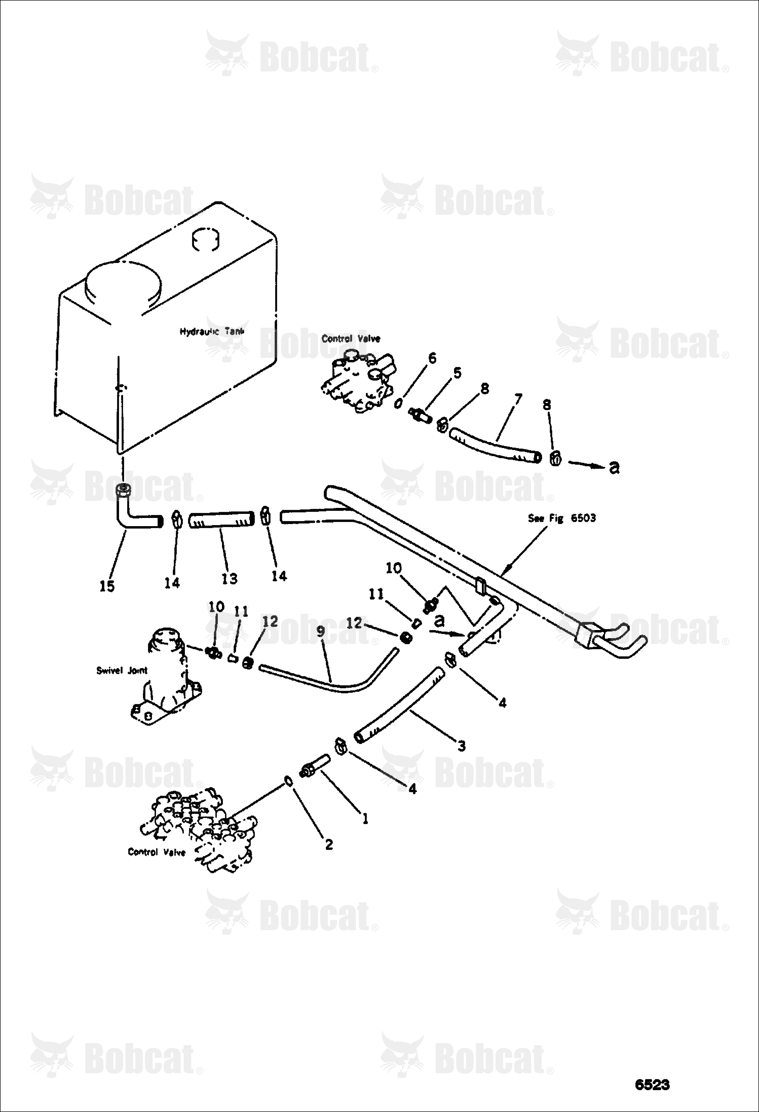 Hydraulic Piping (VALVE TO TANK)