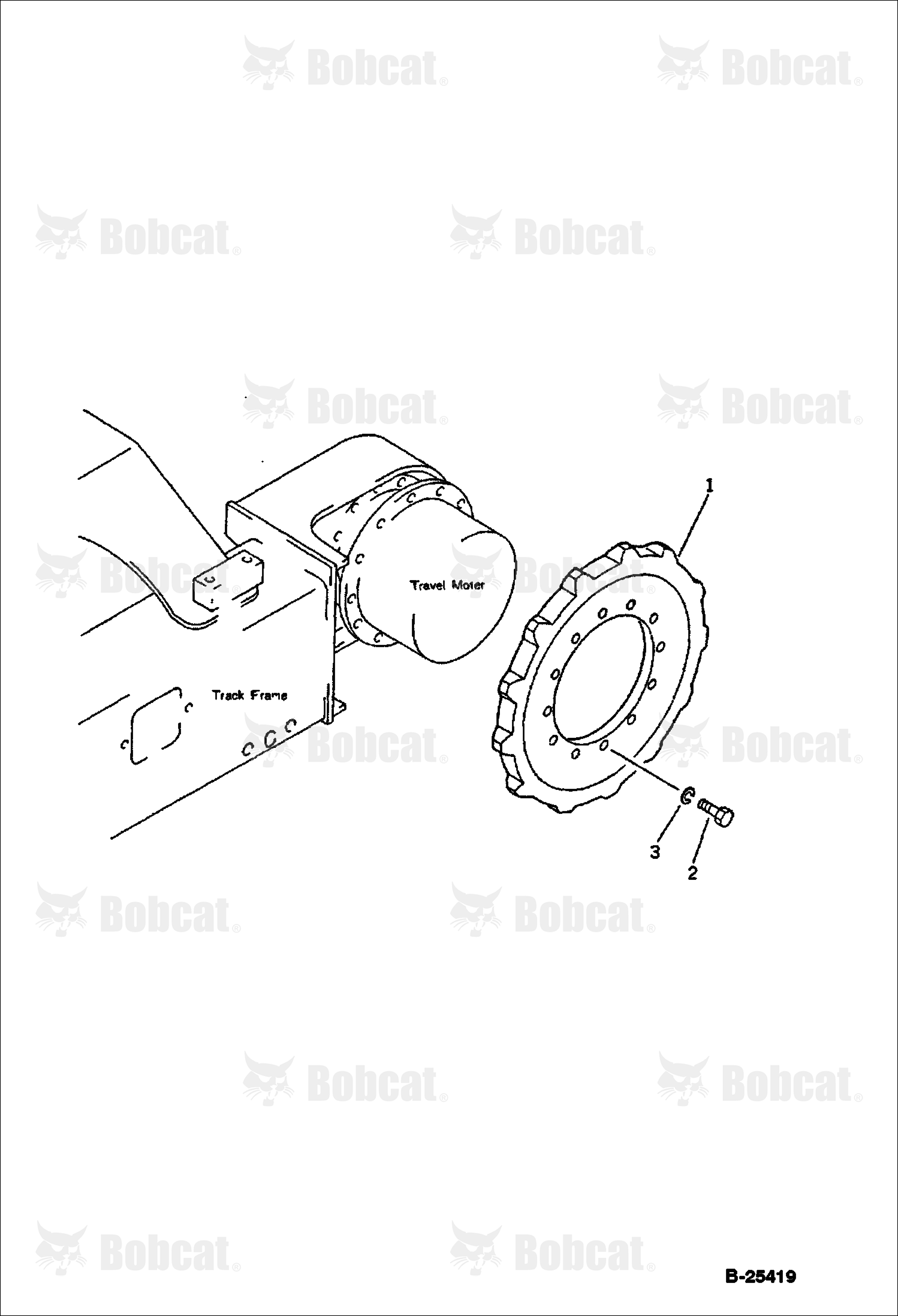 Sprocket (FOR Rubber SHOE) (OP)