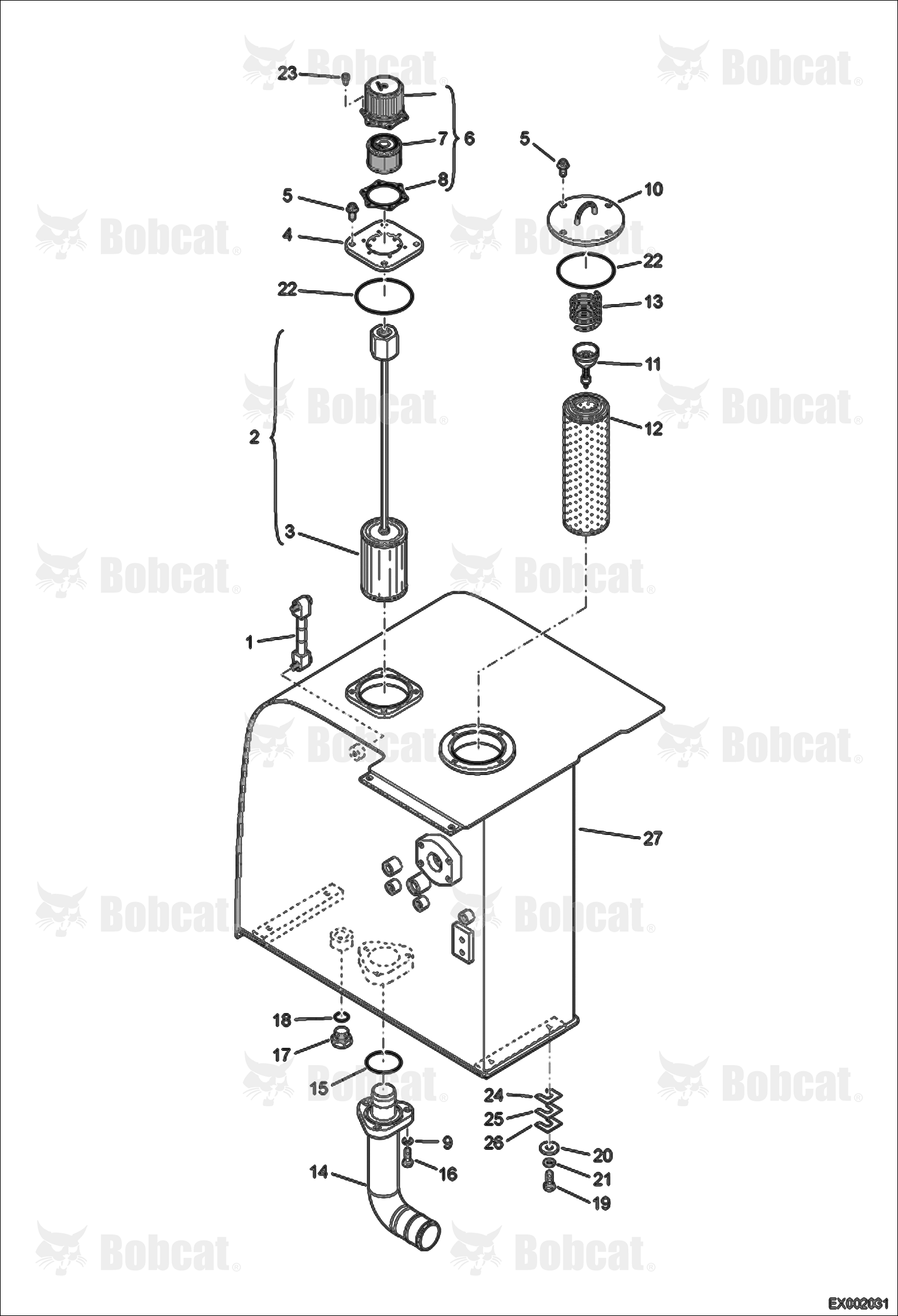 Hydraulic Circuitry (Oil Tank)