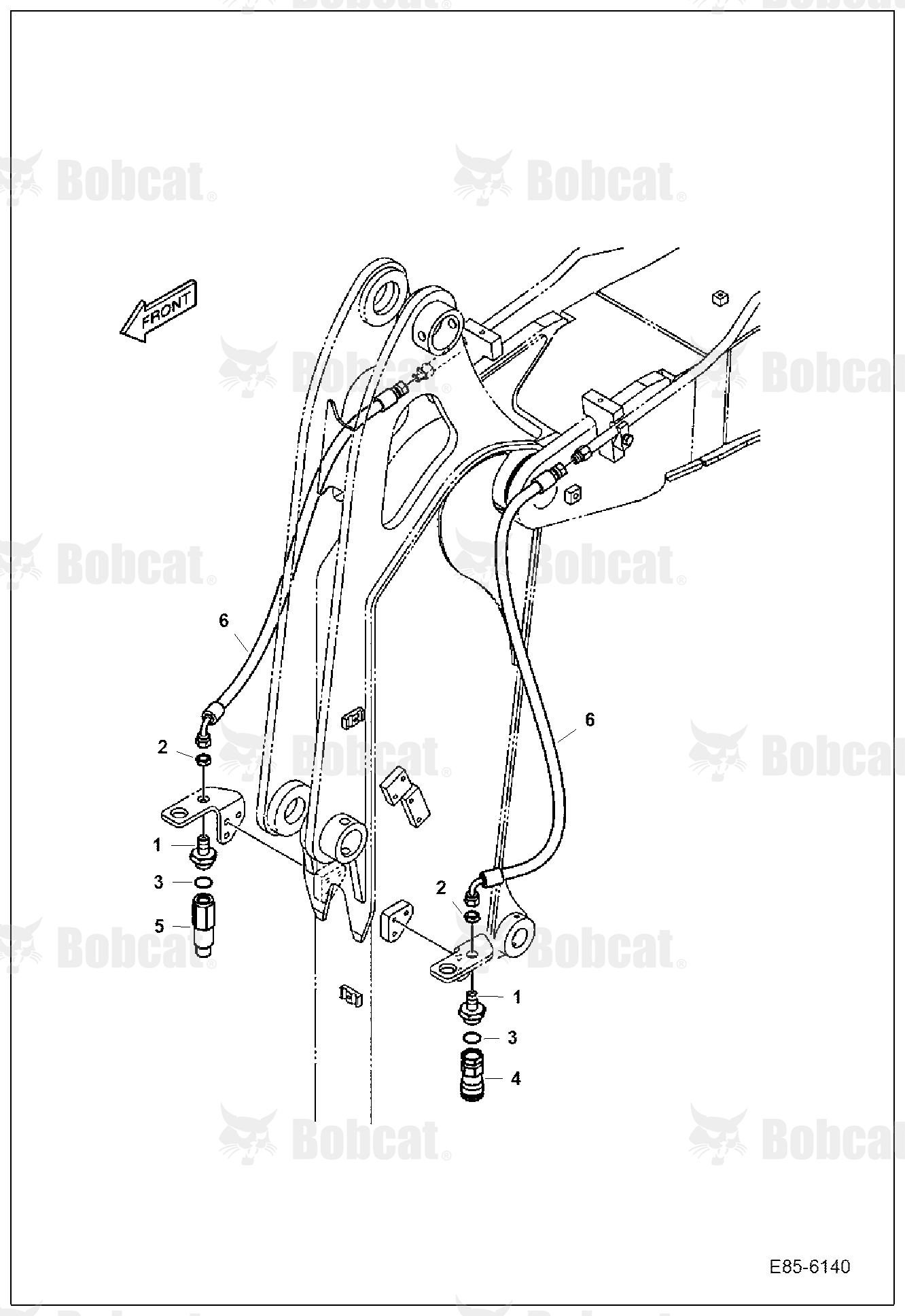 2ND Auxiliary Hydraulics Kit (Long Arm) (NA)