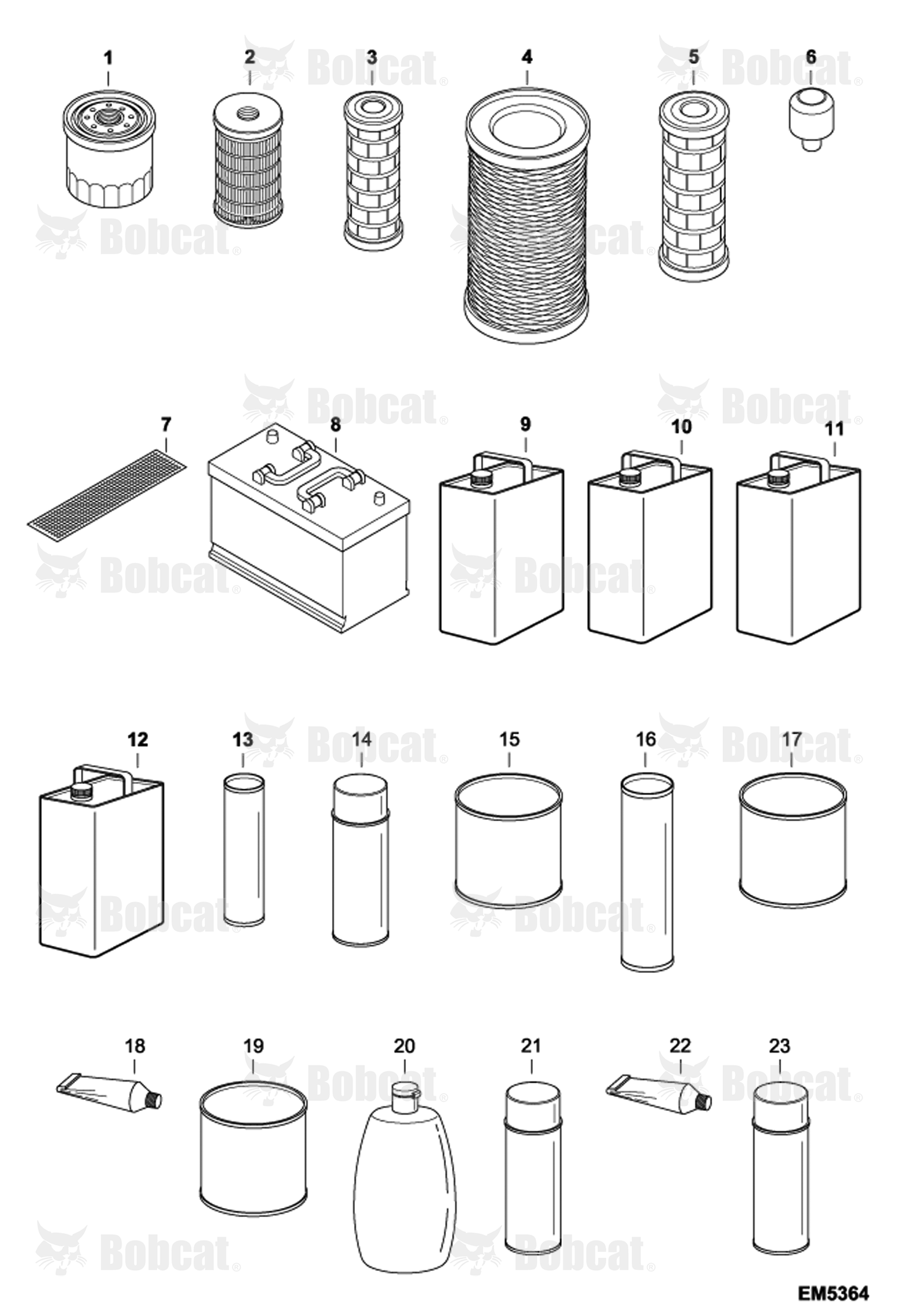 Maintenance Items (Service Parts)
