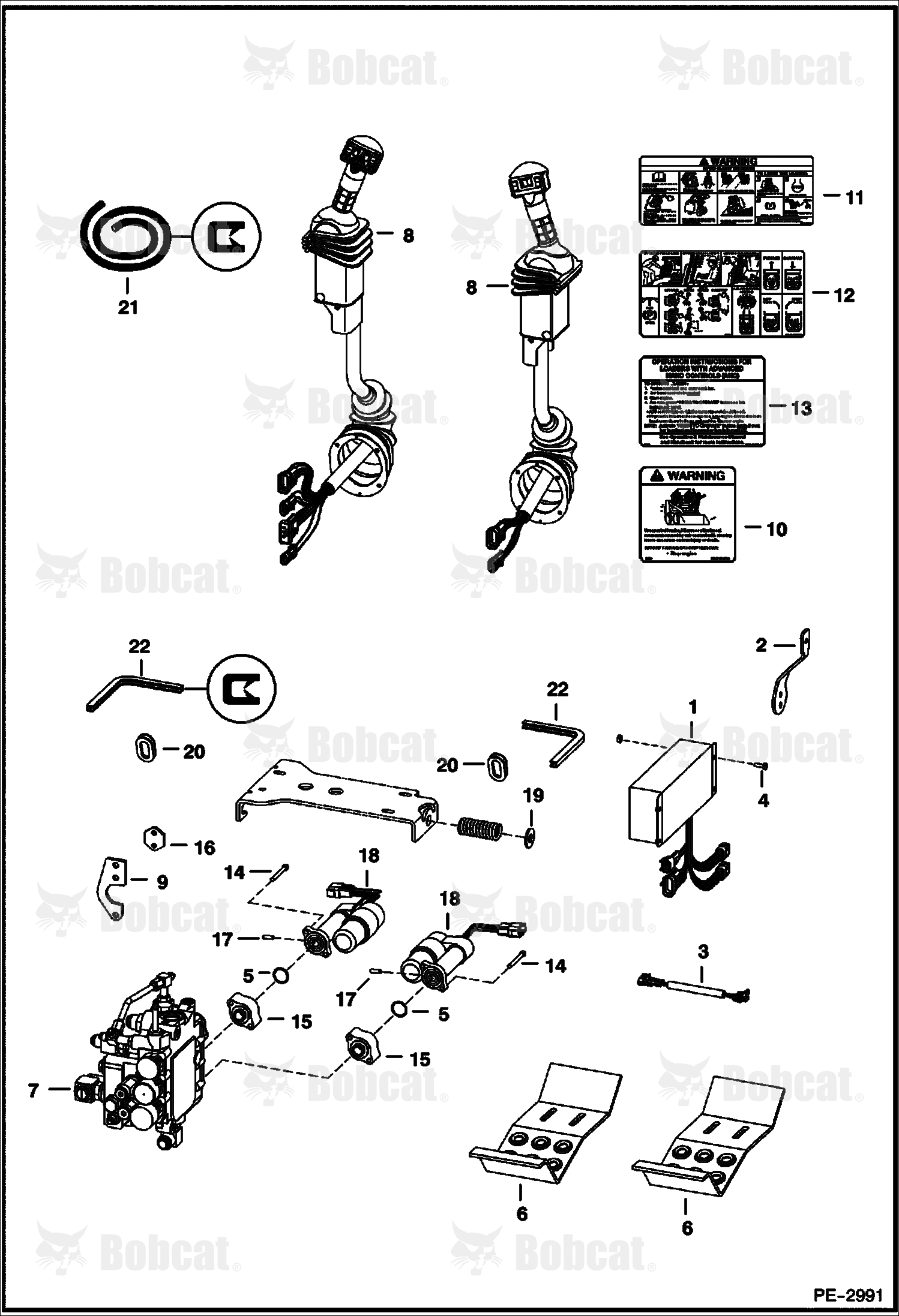 Electrical Controls (Advanced Hand Control Option - W/O Push Button Float)