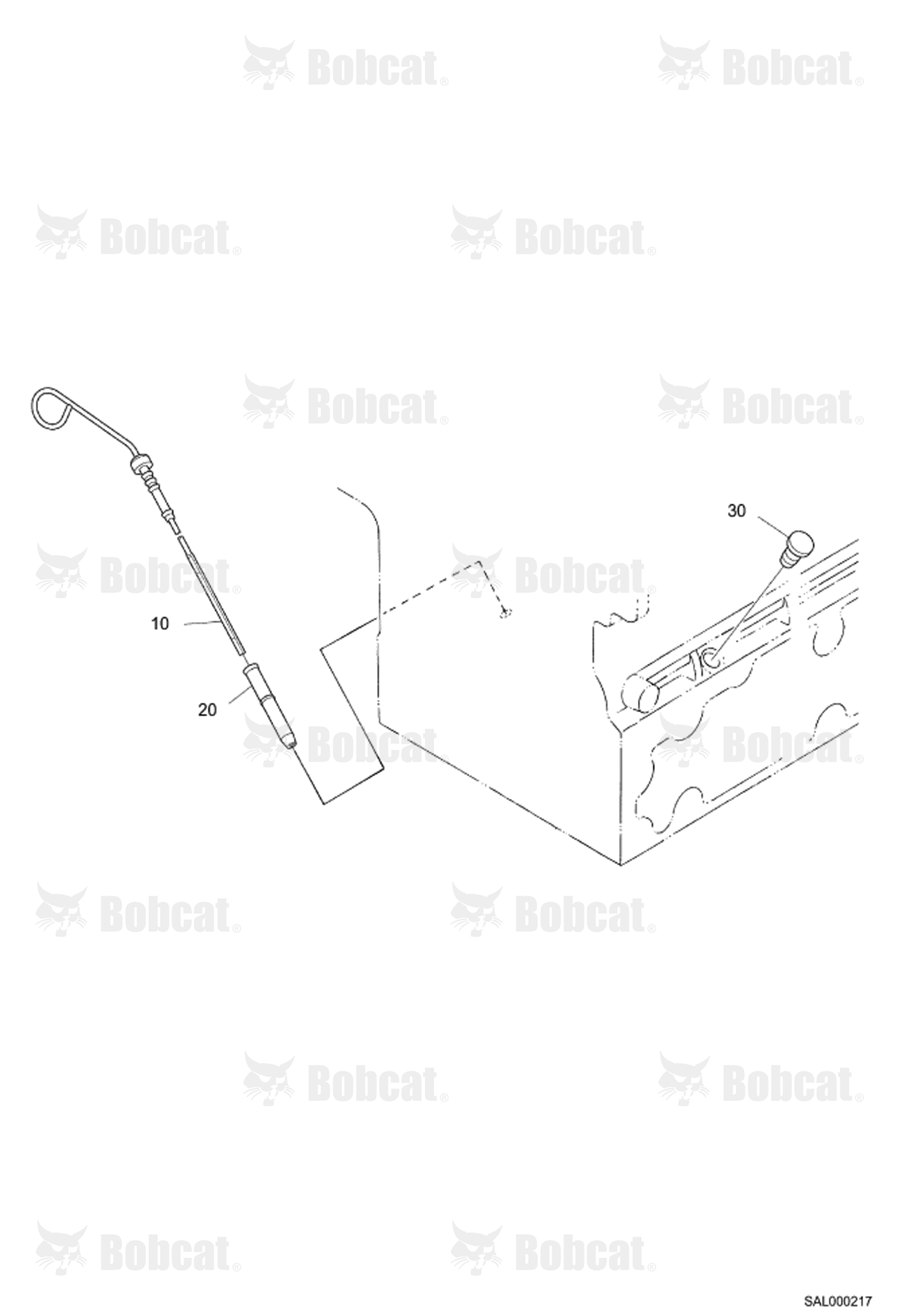 Dipstick and Guide