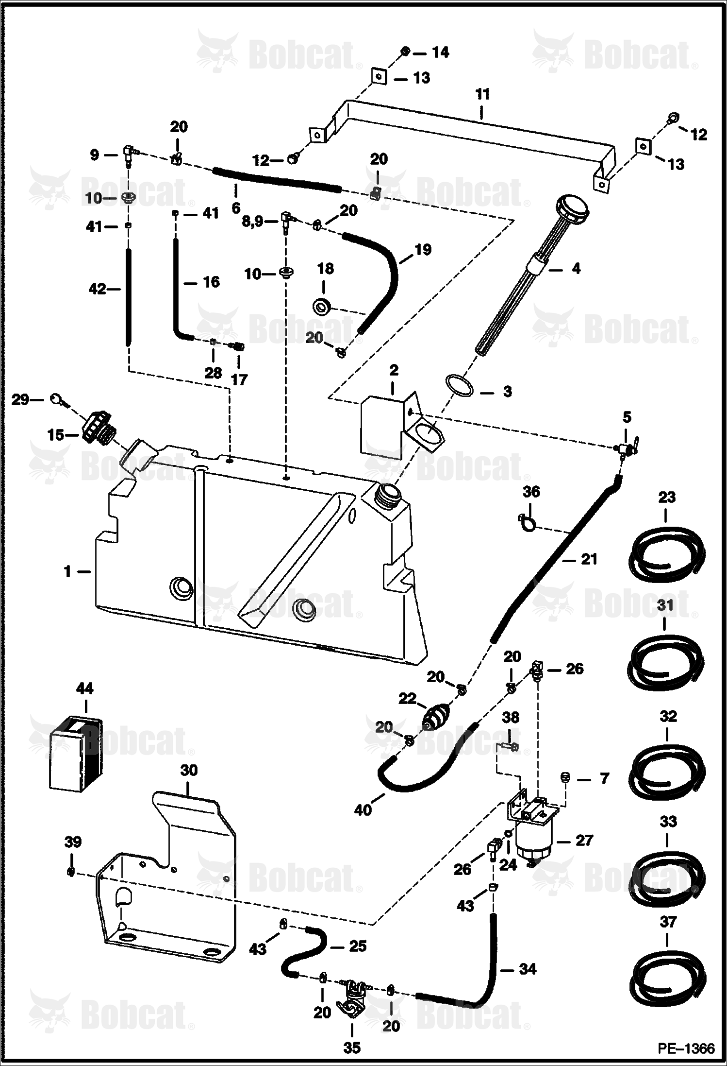 Fuel System  515011001 & Above, 515111001 & Above