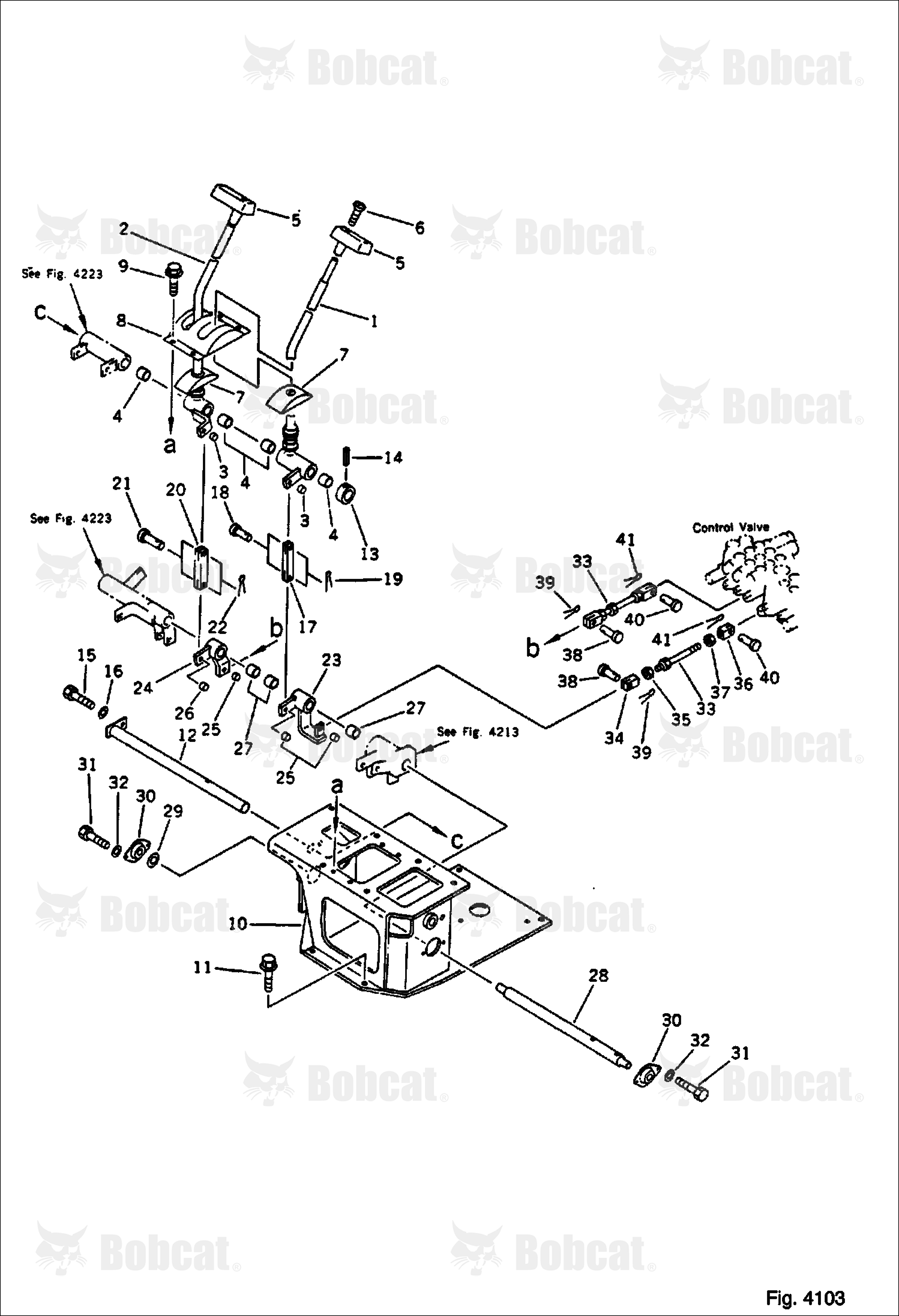 Travel Control Lever