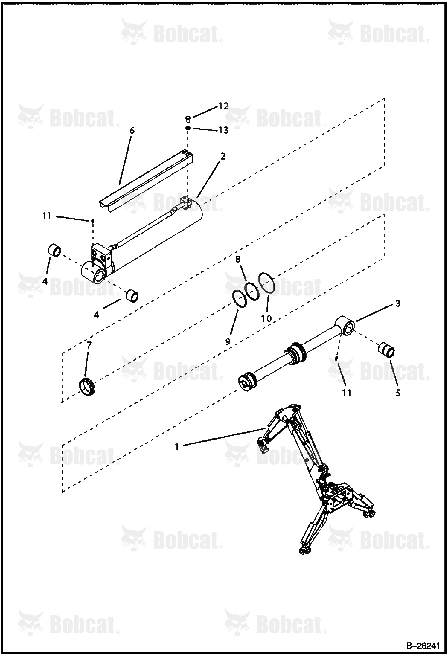 Bucket Cylinder 570111039 & Above