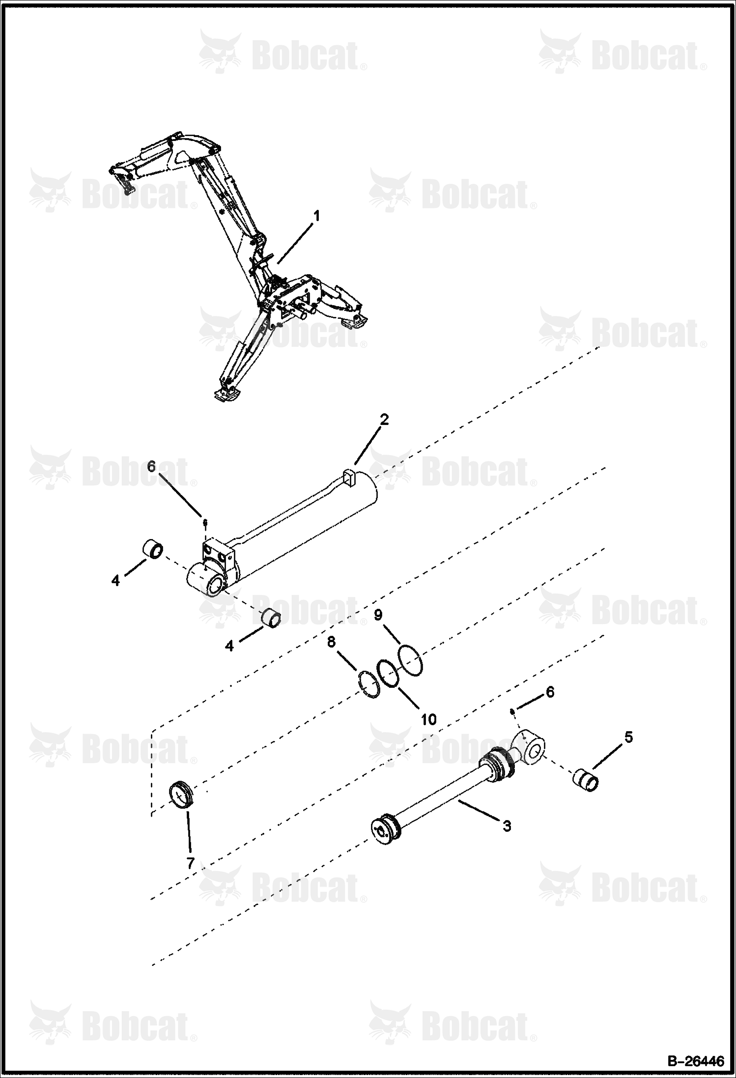 Boom Cylinder (BL470)  570511002 & Above