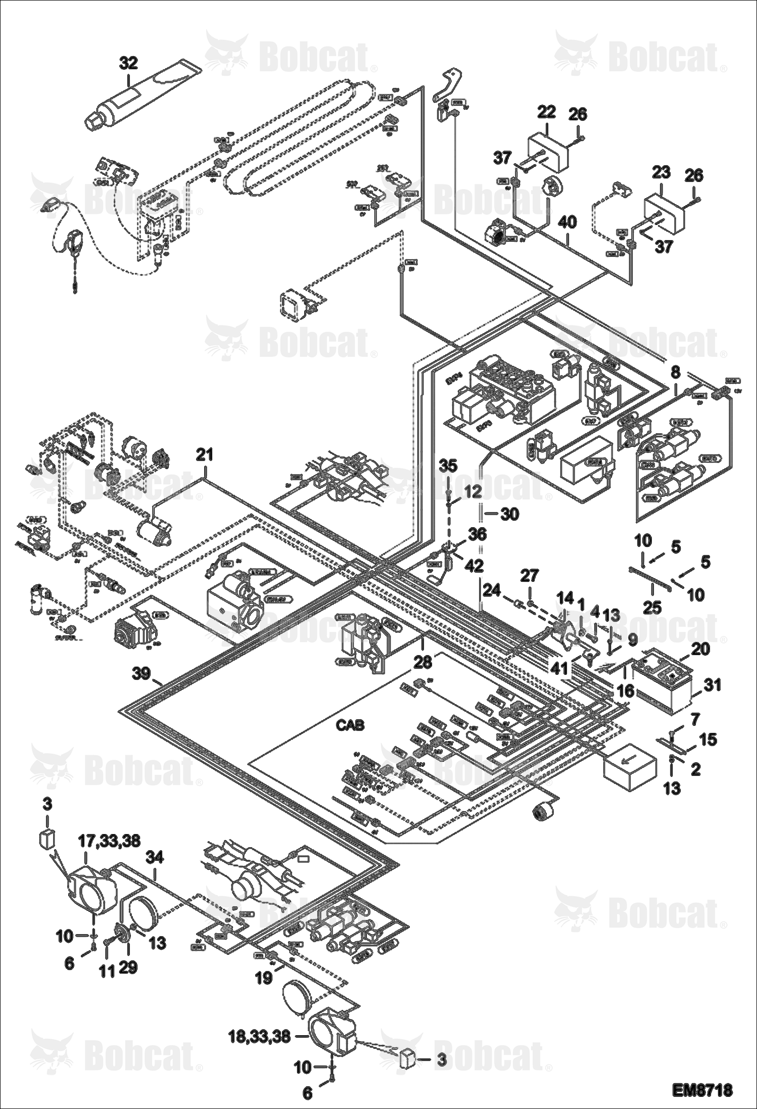 Electrical Circuit Chassis  A8HF11001 - A8HF12999, A8H611001 - A8H612999