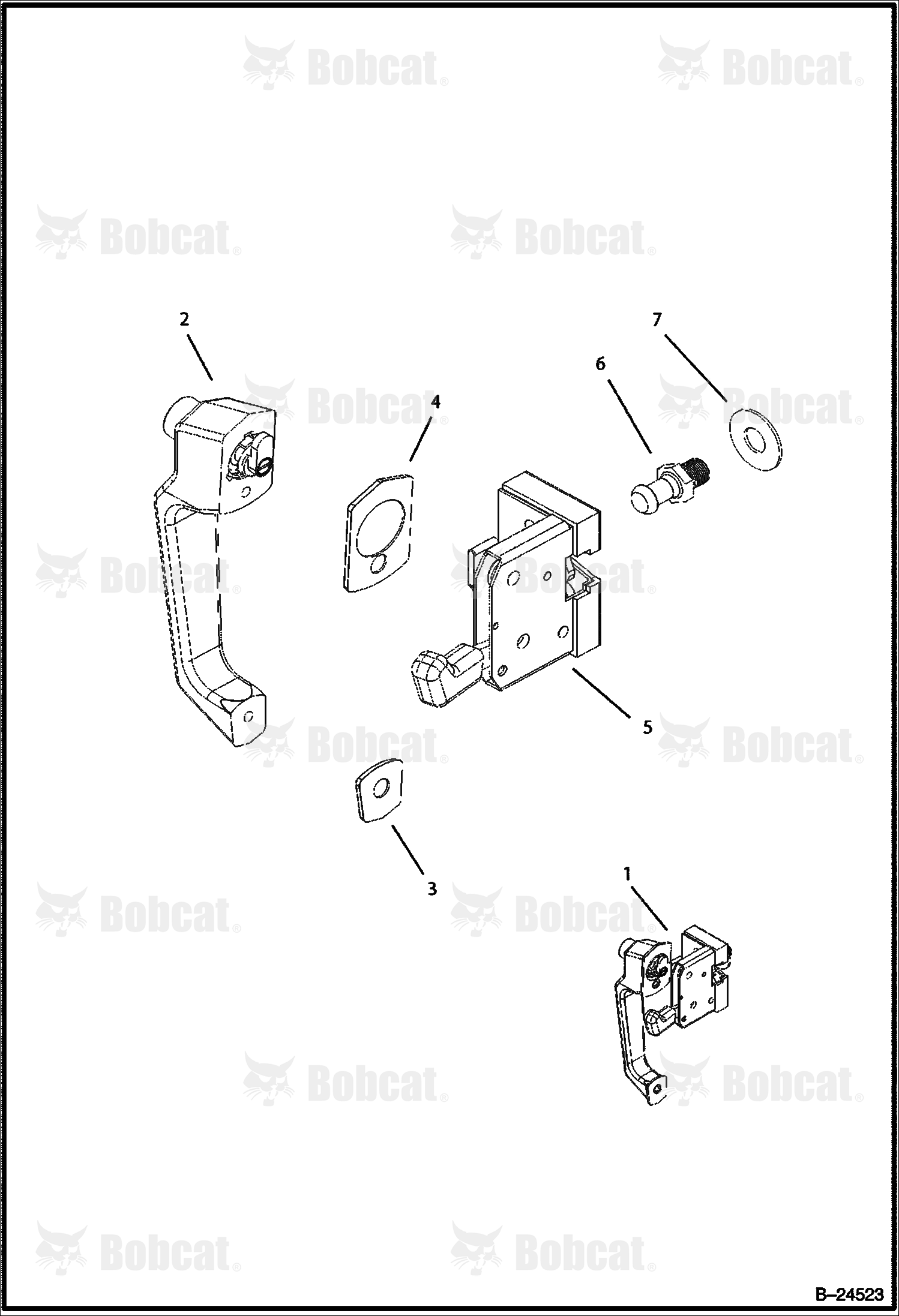ROPS/FOPS CAB (Lock - Left)