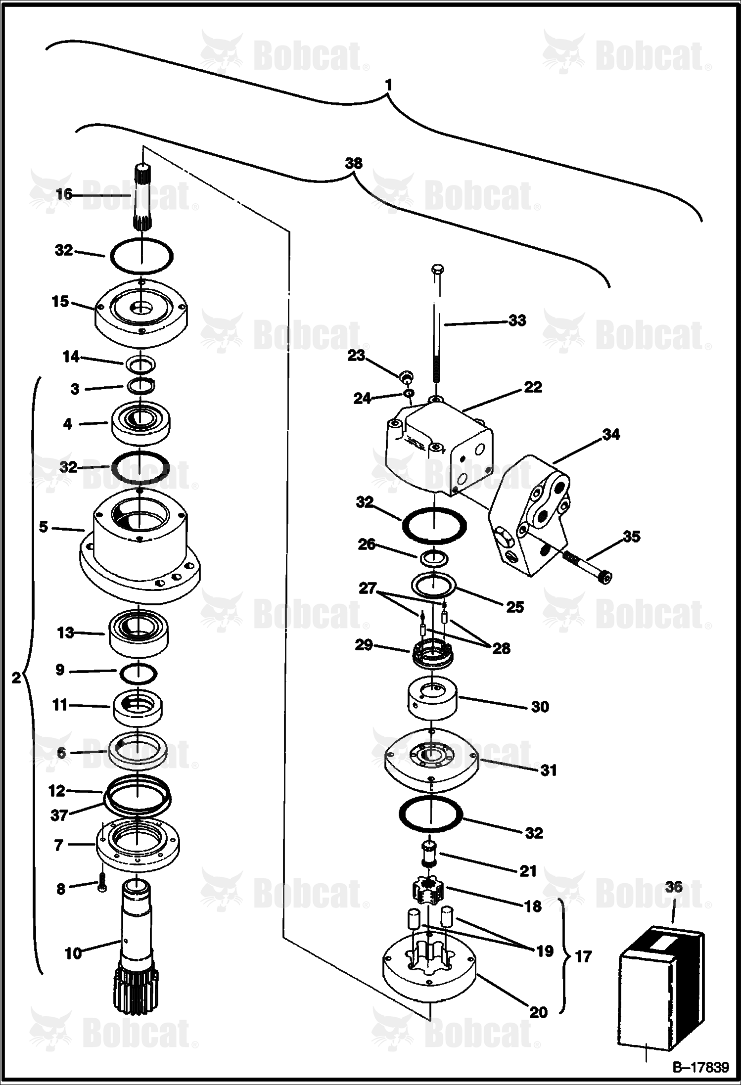 Swing Motor (Model #144 - 1003 - 006)