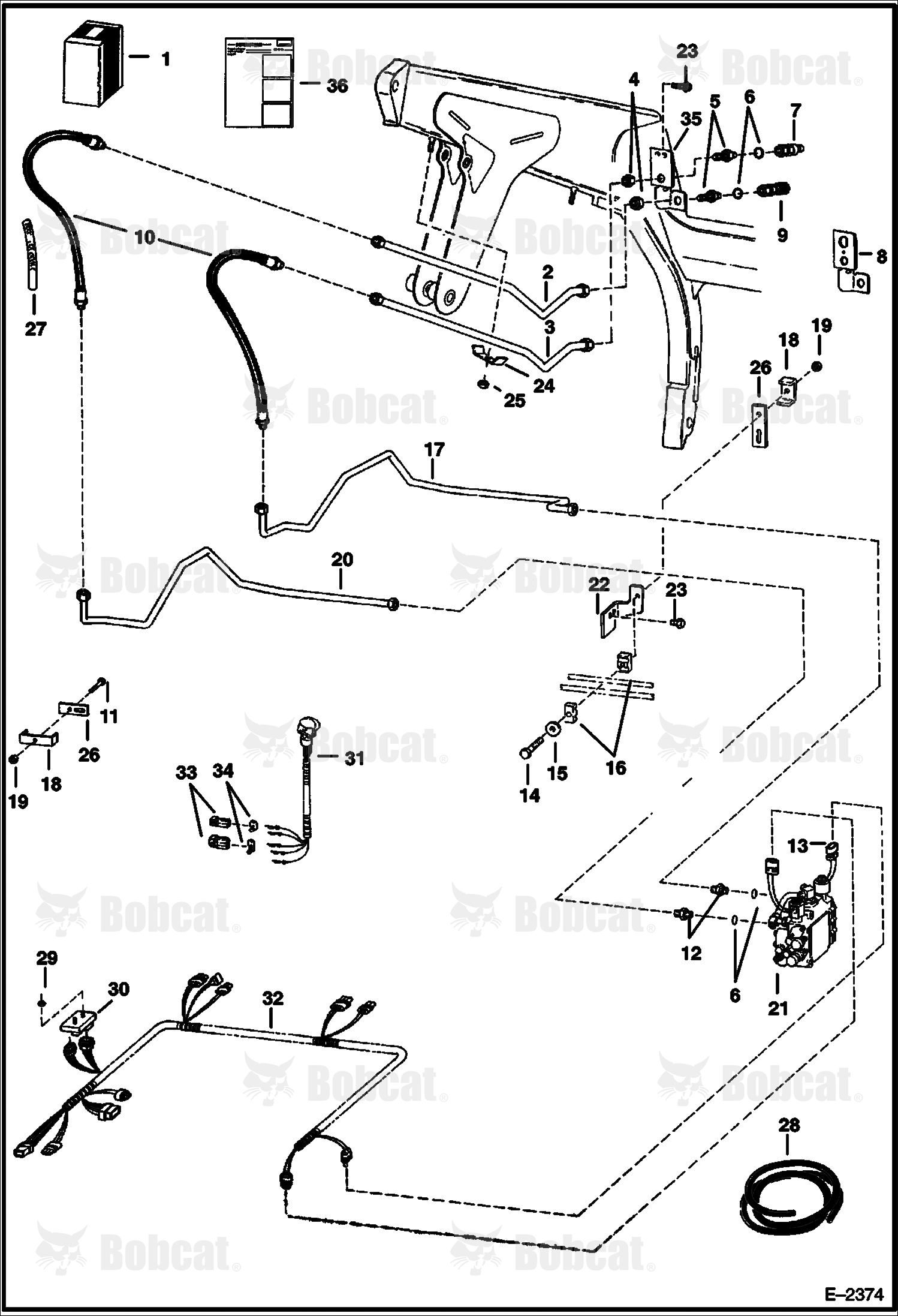 Front Auxiliary Kit (W/FF Couplers) 509640053 - 509640659, 509616512 - 509616541
