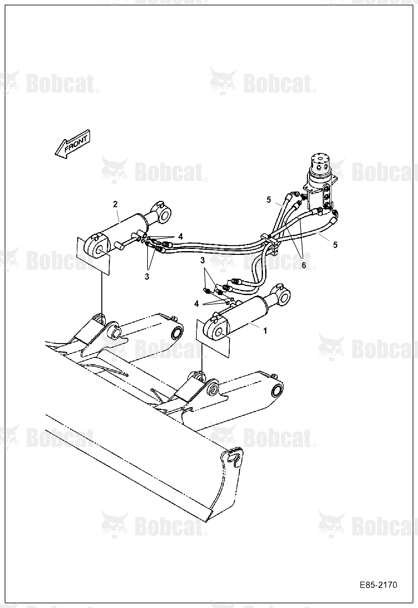 Hydraulic Circuitry (Blade W/O Lock Valve)
