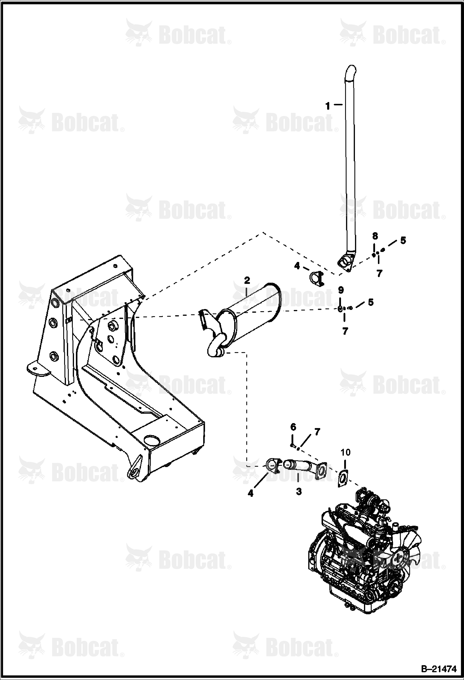 Engine & Attaching Parts (Muffler)