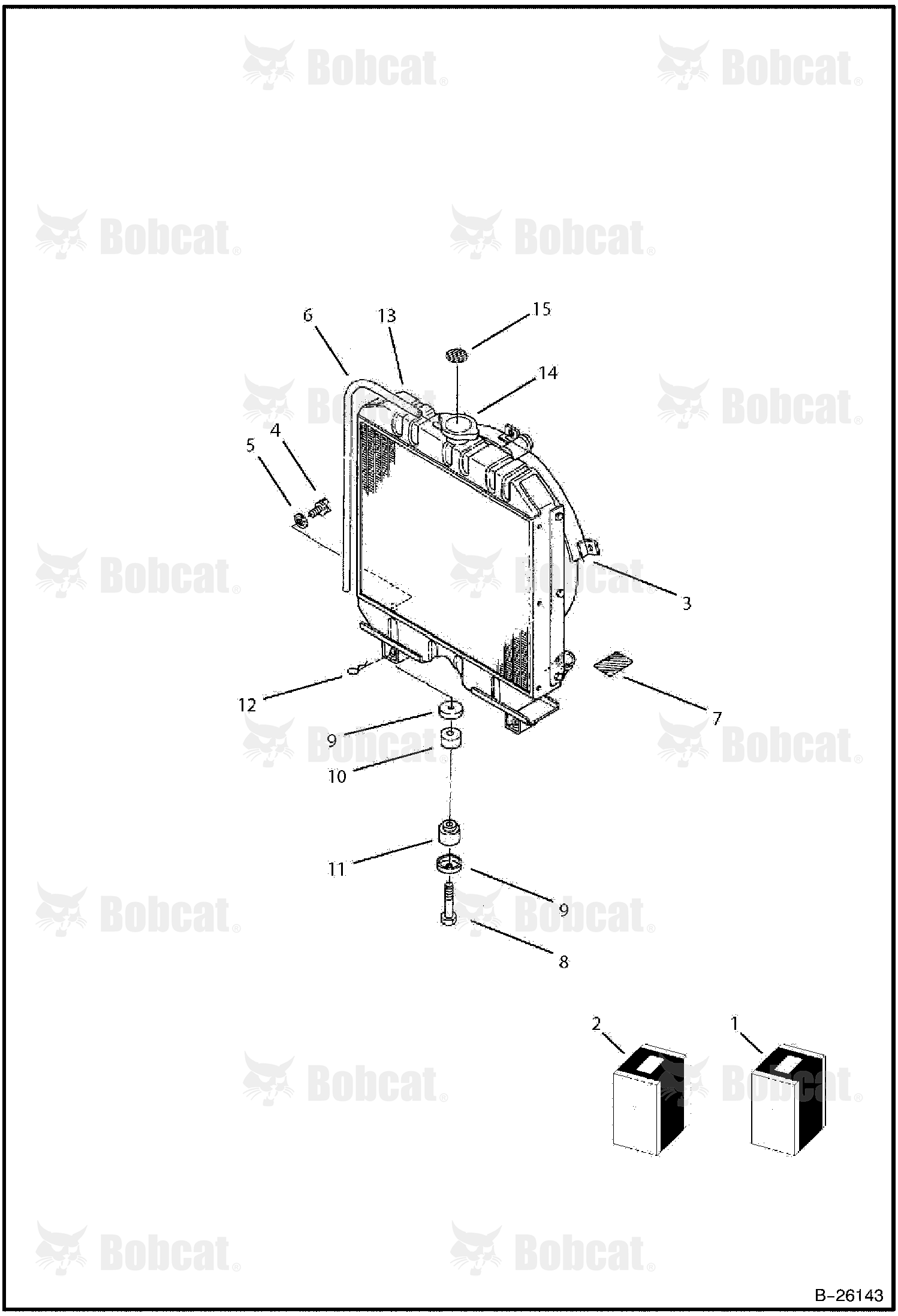 Radiator (Tier II)  572911001 & Above
