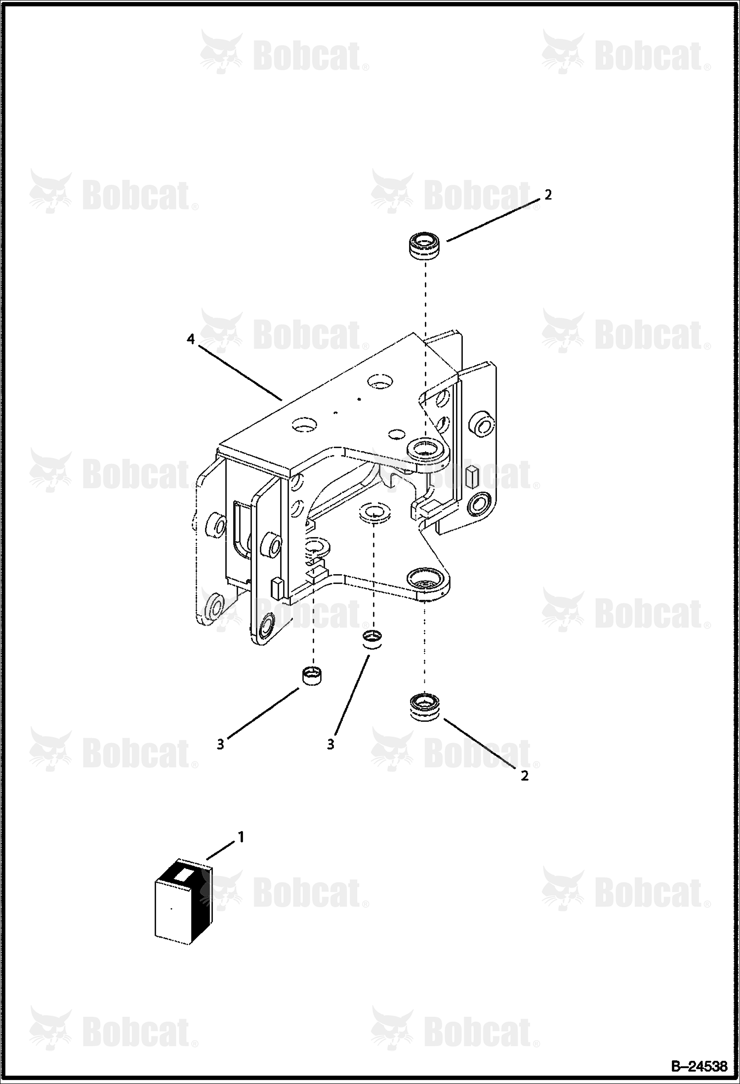 Center Mount Backhoe (Trunnion & Bushing)