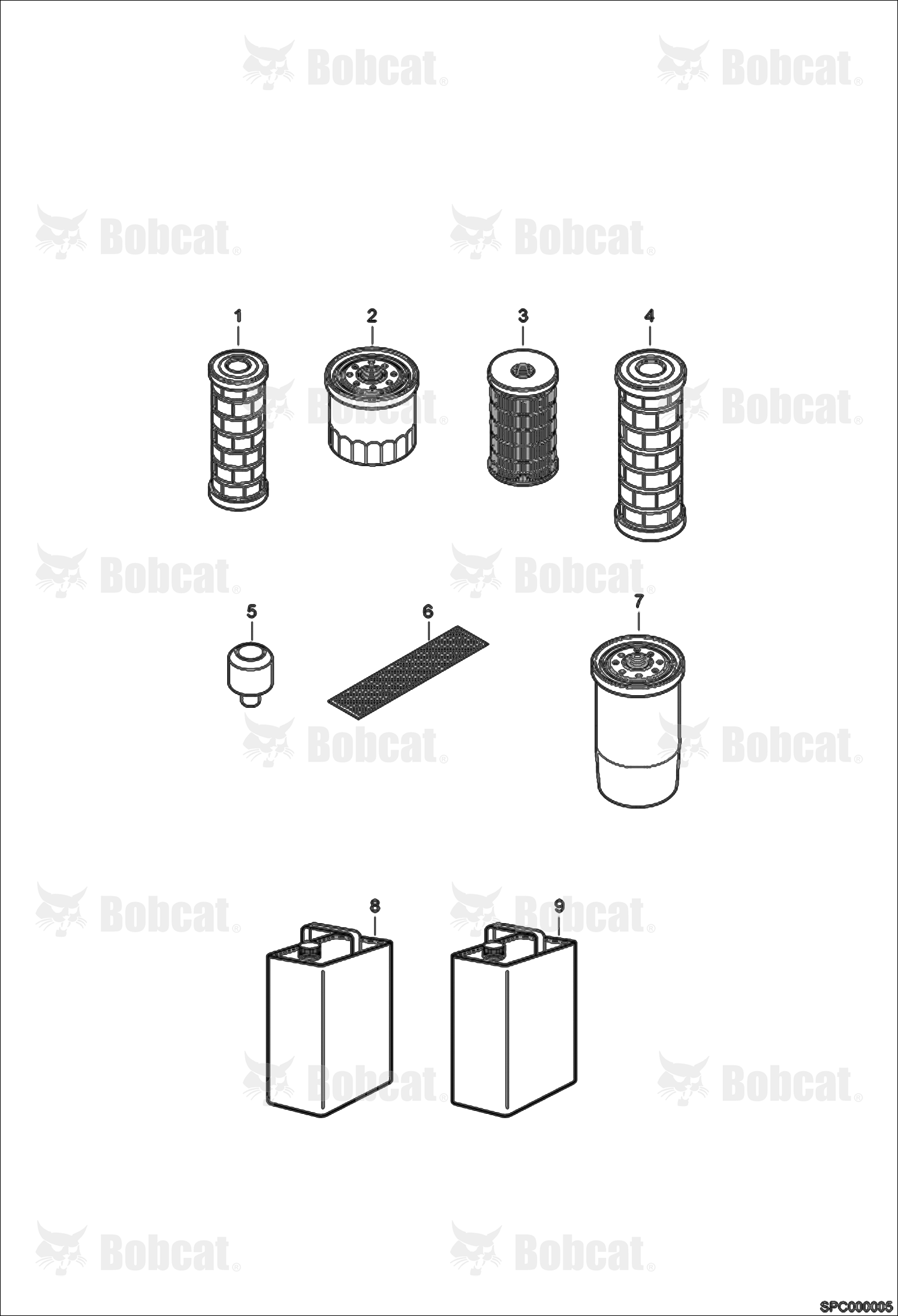 Scheduled Maintenance Items (Every 500 Hours)