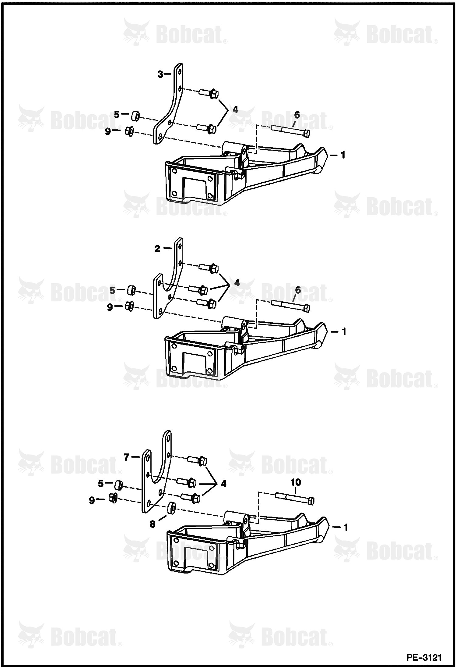 Engine & Pump Mounts 526215622 & Above, 526312162 & Above