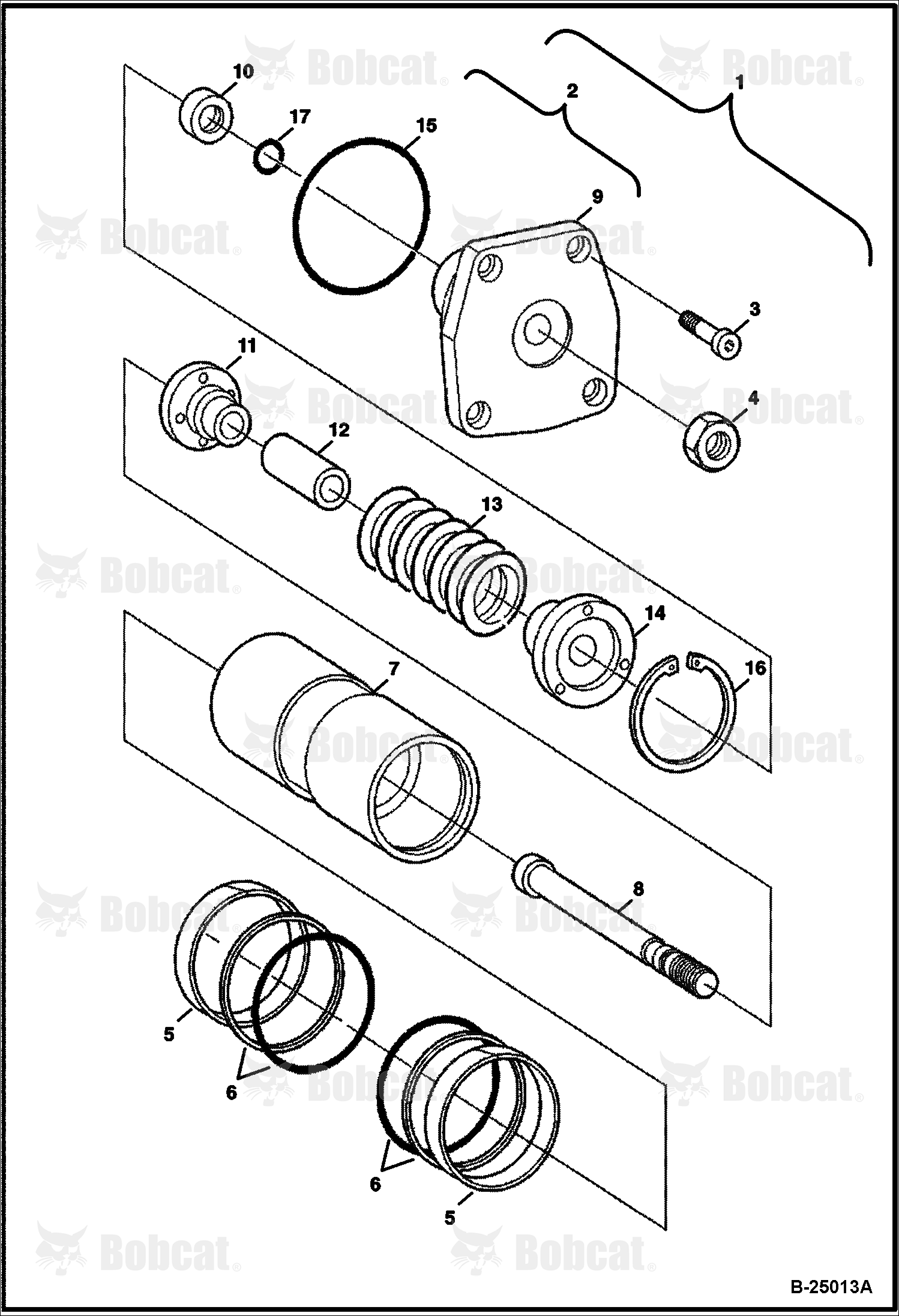 Hydrostatic Pump (Control) (RH) (Selectable Joystick Controls)