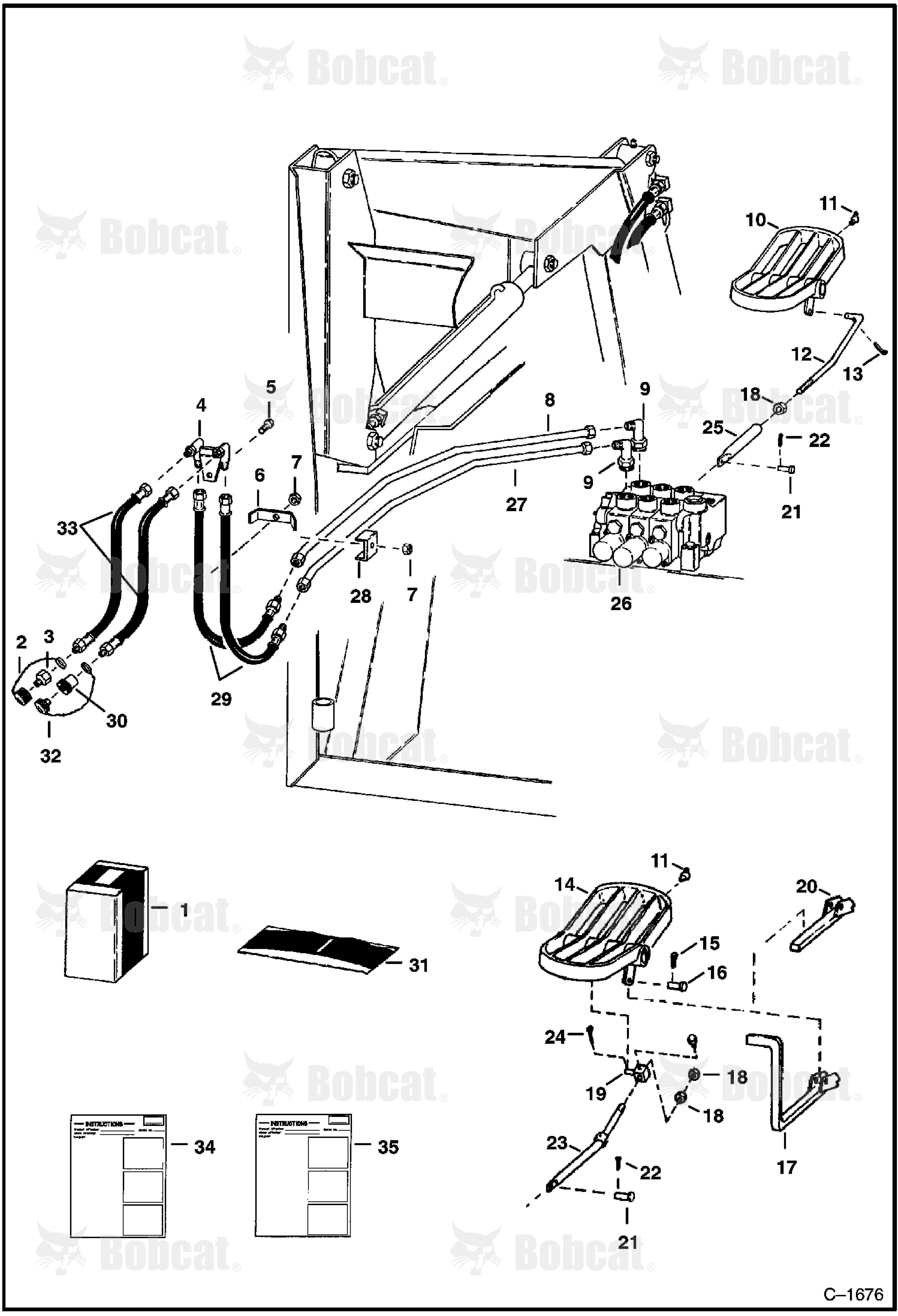 Auxiliary Hydraulic Kit (Rear Unit)