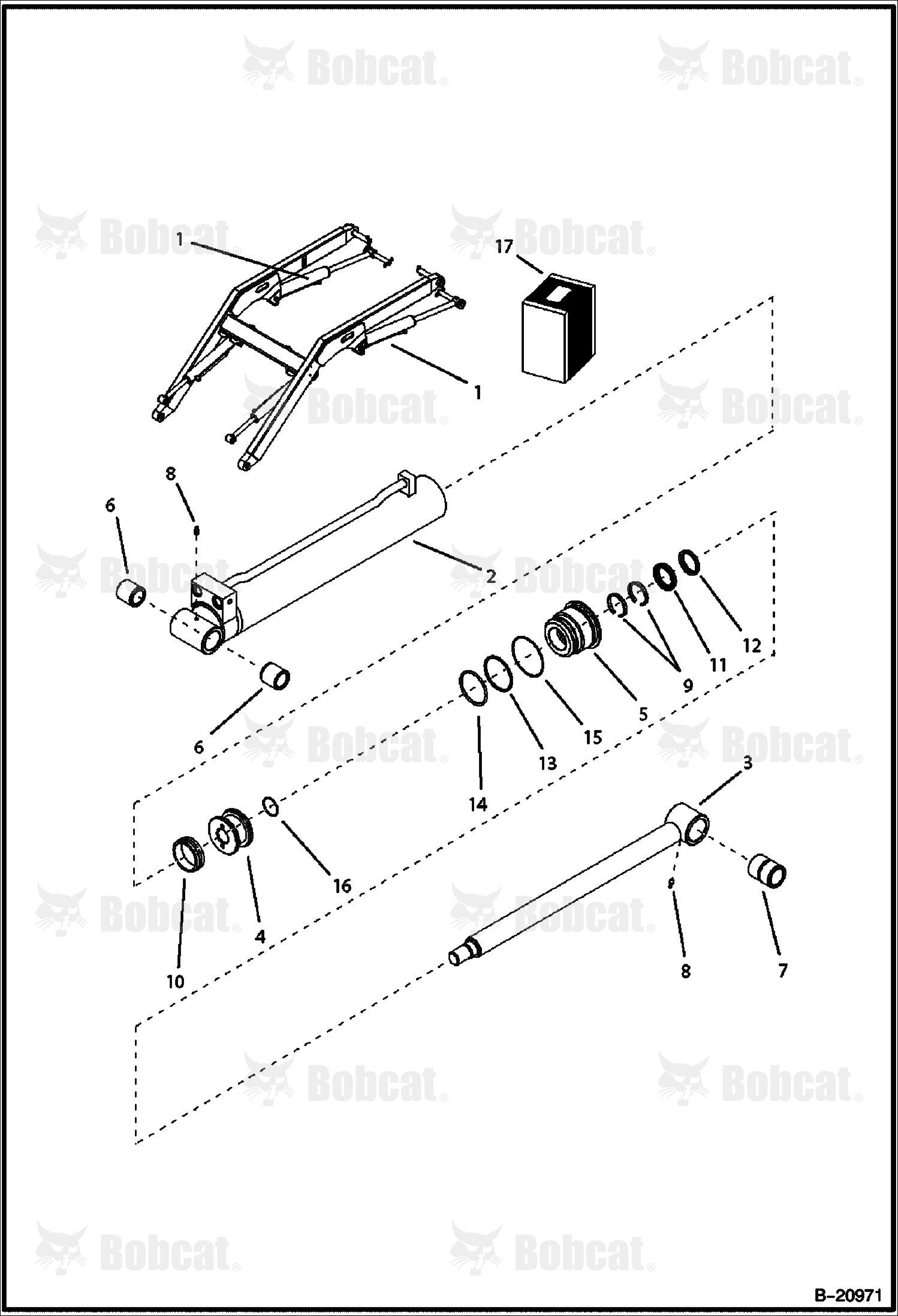 Lift Cylinder 570011001 - 570011056