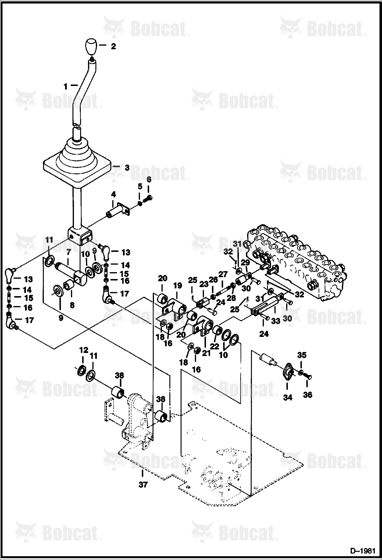 Boom & Bucket Control 508211309 & Above
