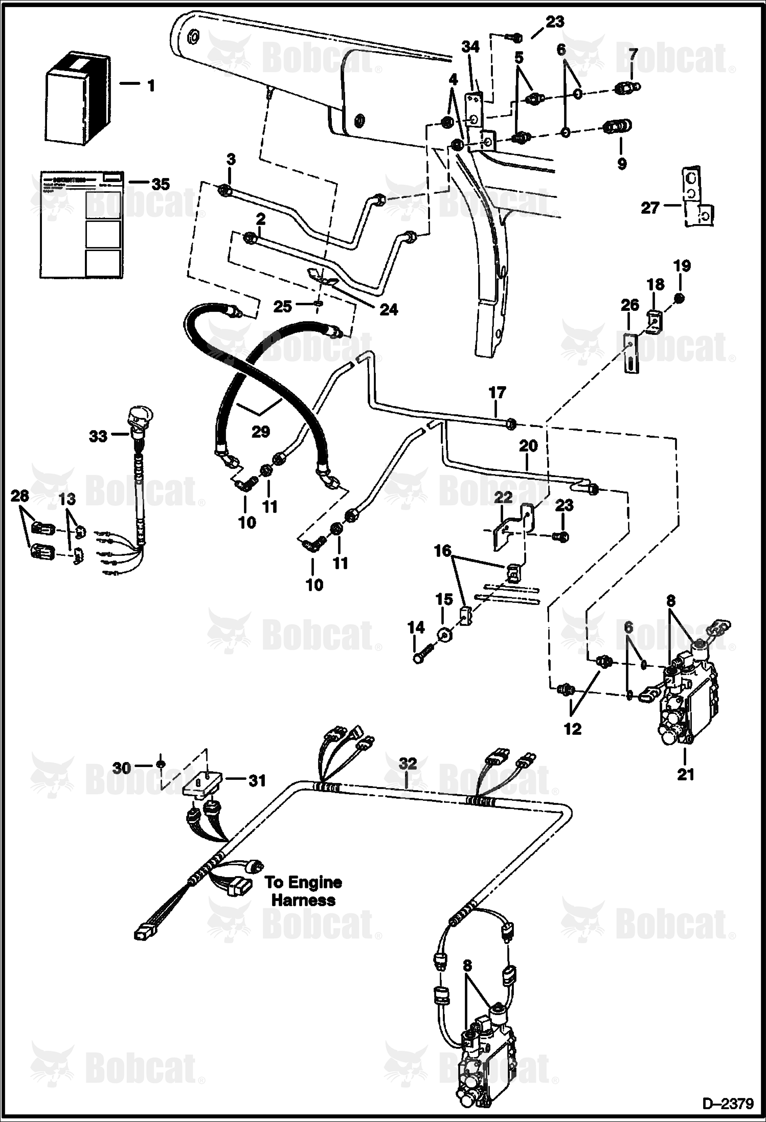 Front Auxiliary Kit (W/FF Couplers) 512725787 - 512727420, 508693001 - 508694508