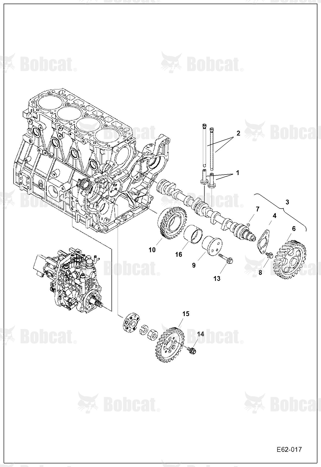 Camshaft & Driving Gear