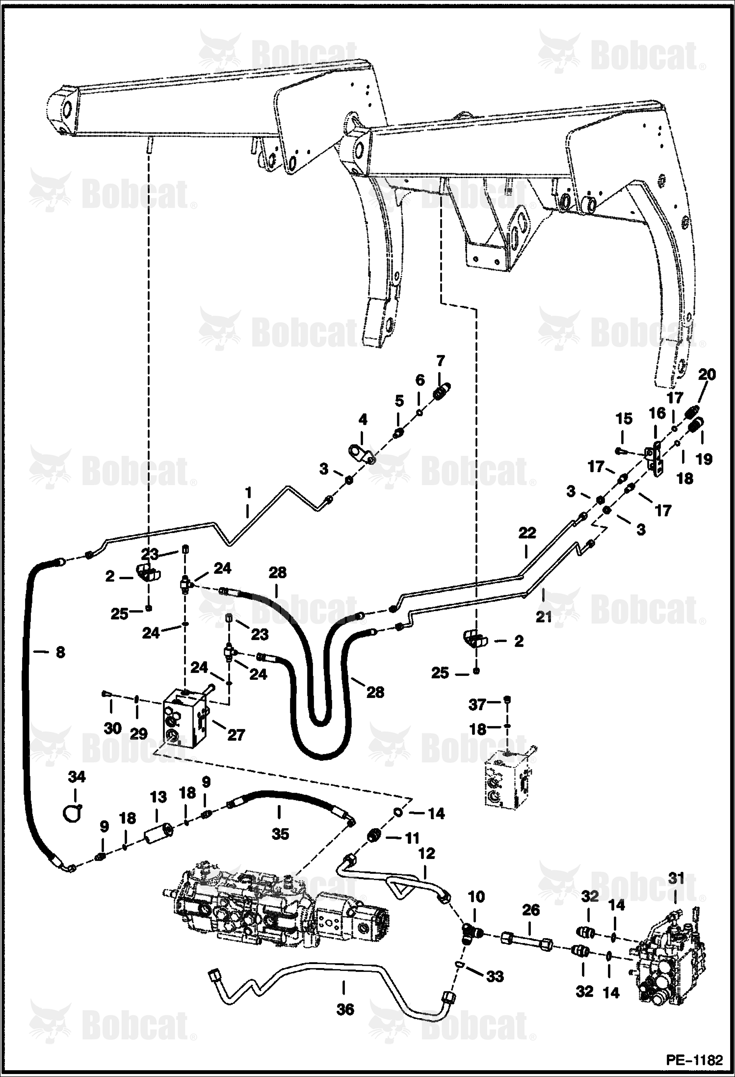 High Flow Hydraulics (Auxiliary Hydraulics)  514440001 - 514450945, 514640001 - 514651254