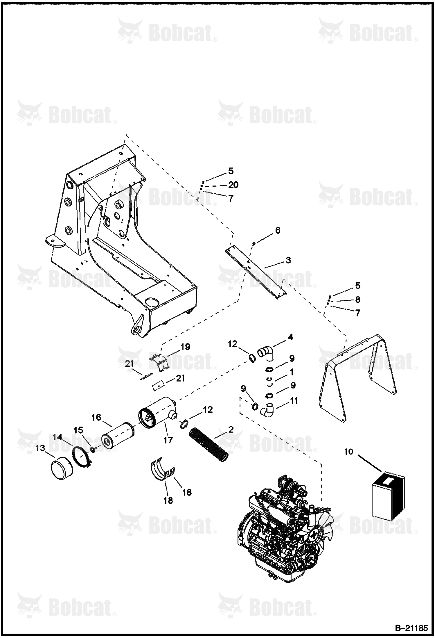 Engine & Attaching Parts (Air Cleaner)