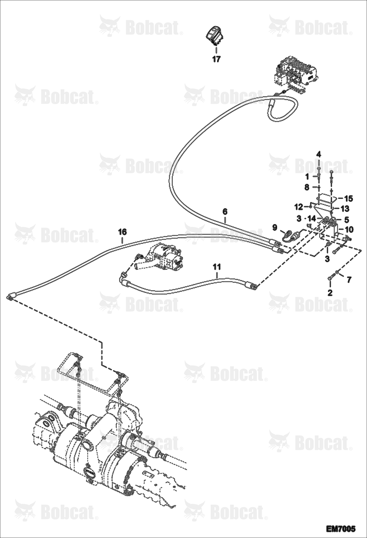 Parking Brake Hydraulic Installation