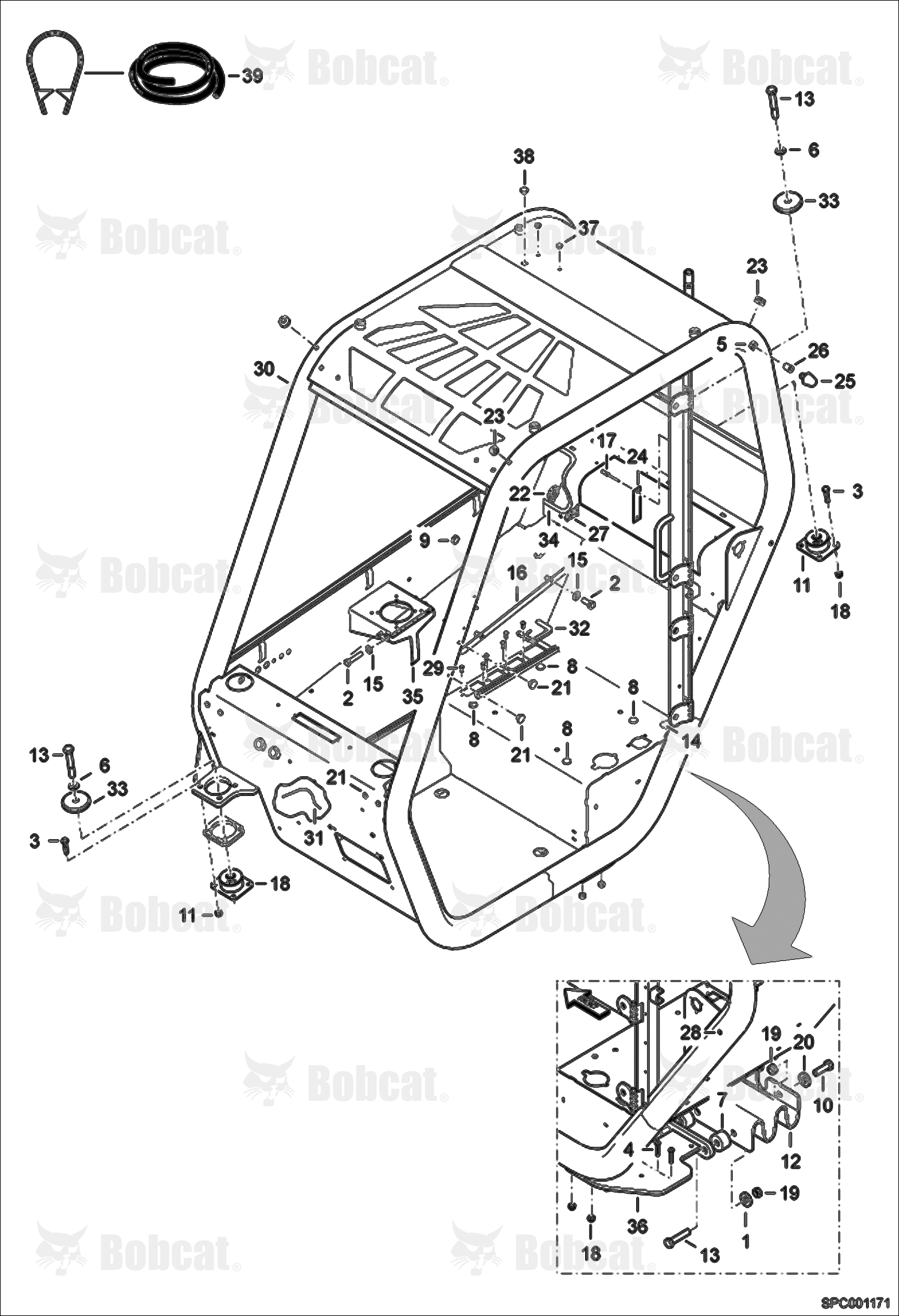Operator CAB (Installation)  A7MK11001 & Above