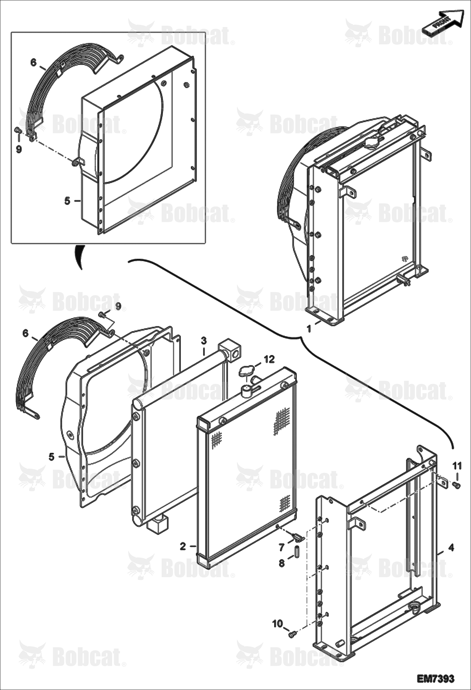 Engine & Attaching Parts (Radiator)