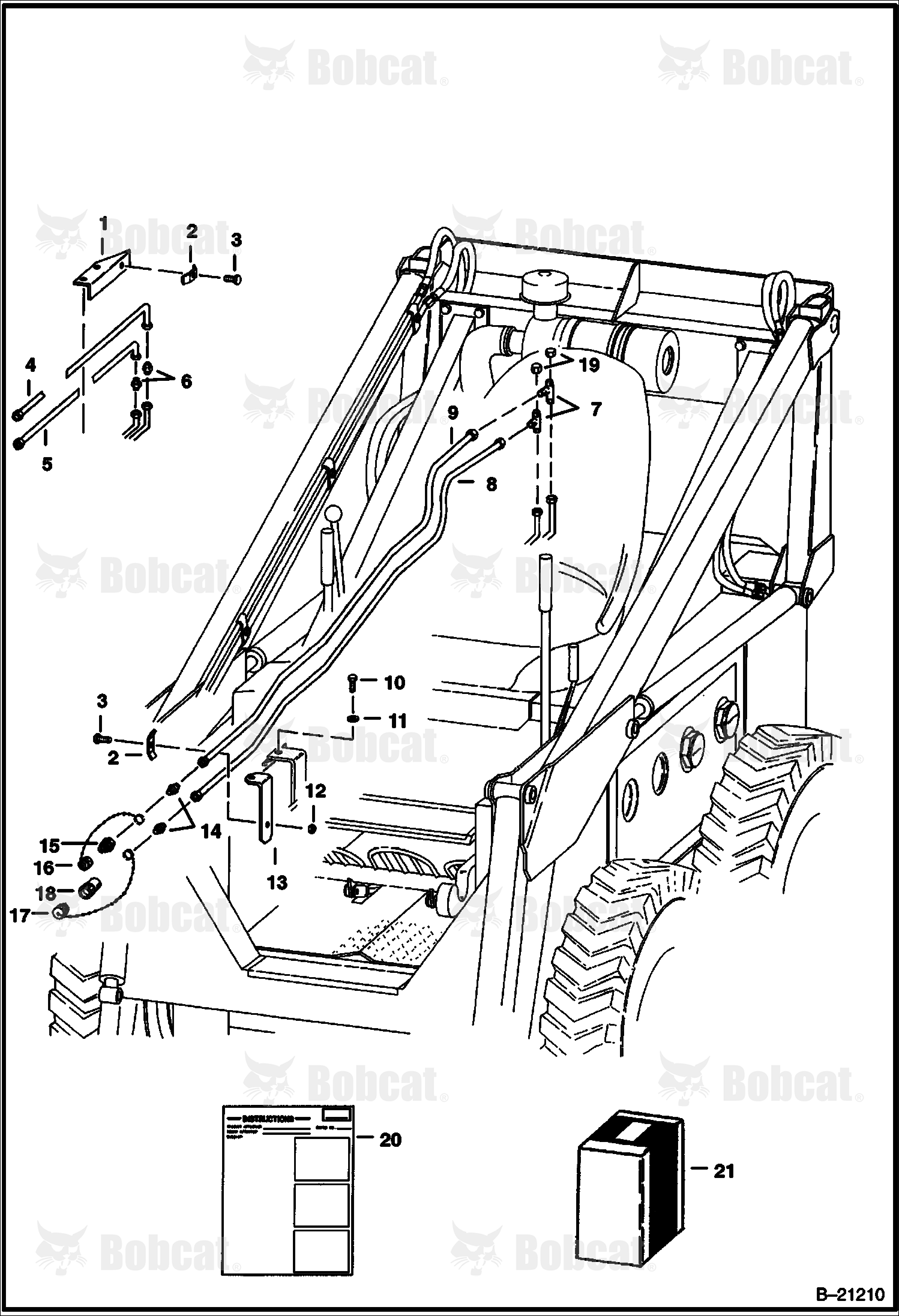 Auxiliary Hydraulic Control Kit (Frame Mounted - One Unit Control)