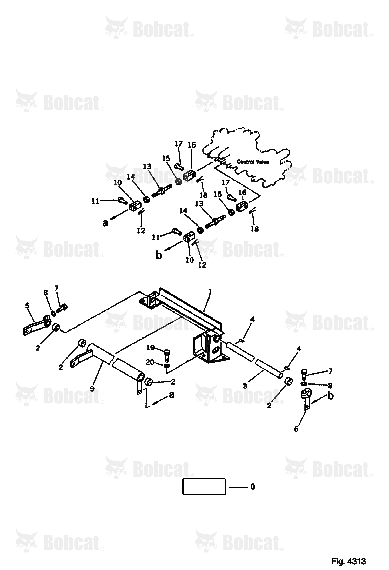 BOOM, Bucket Control Lever (FOR I.S.O. PATTERN)