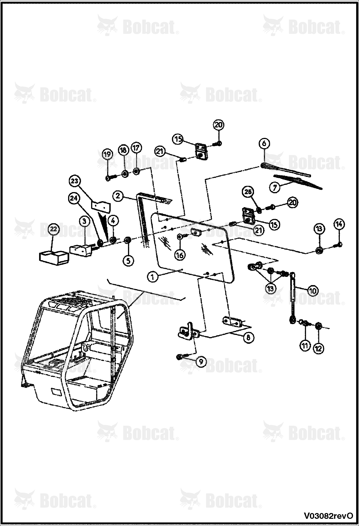 Enclosed CAB - Rear Panel 367013001 & Above