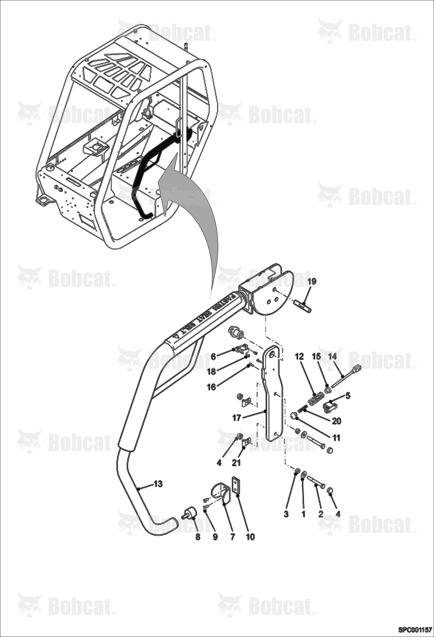 Restraint Bar  A7ML11001 & Above