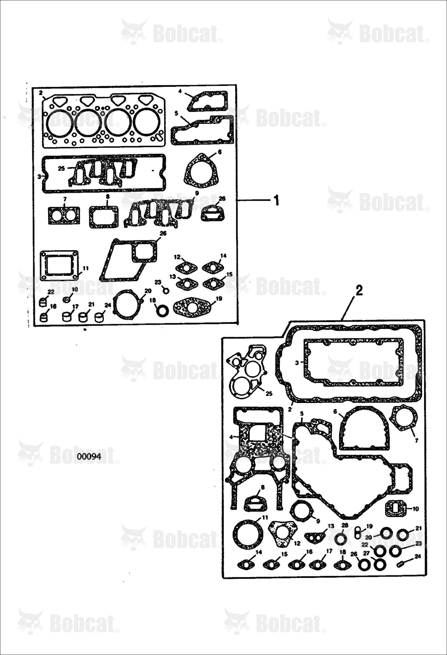 Set OF Seals  367011001 - 367013509, 367311001 - 367312505