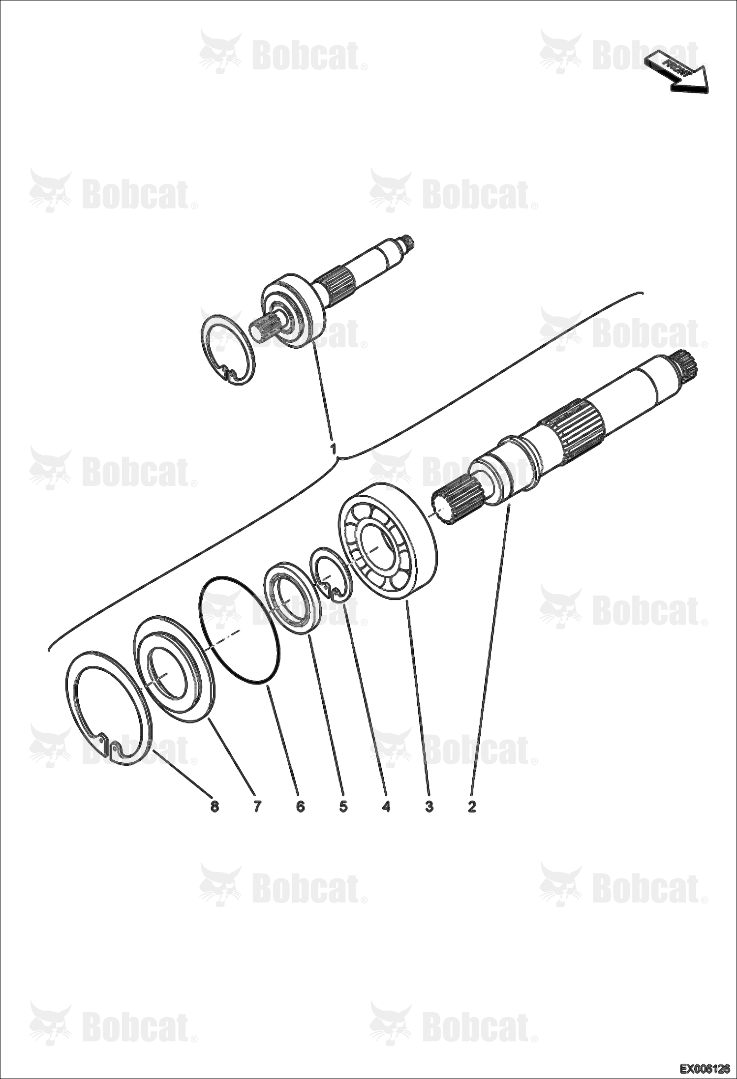 Hydrostatic Pump (Shaft)