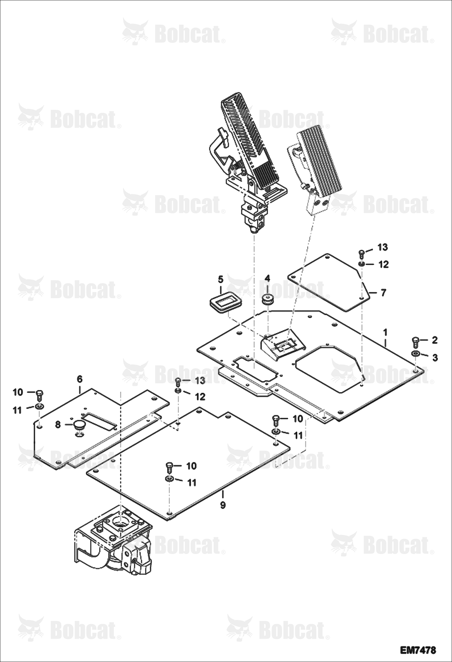 Operator CAB (Front Floor Plates)