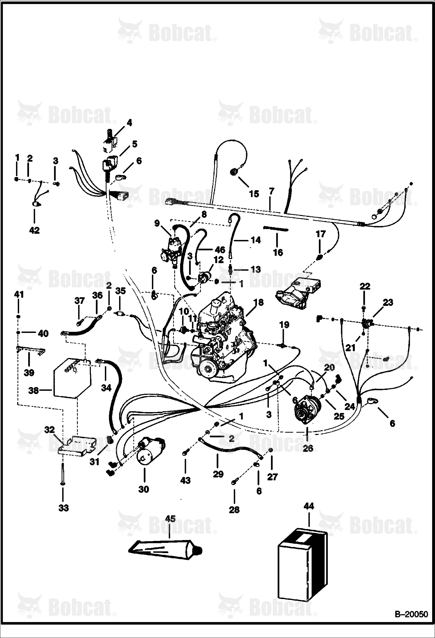 Engine Electrical Circuitry  501811001 - 501812164