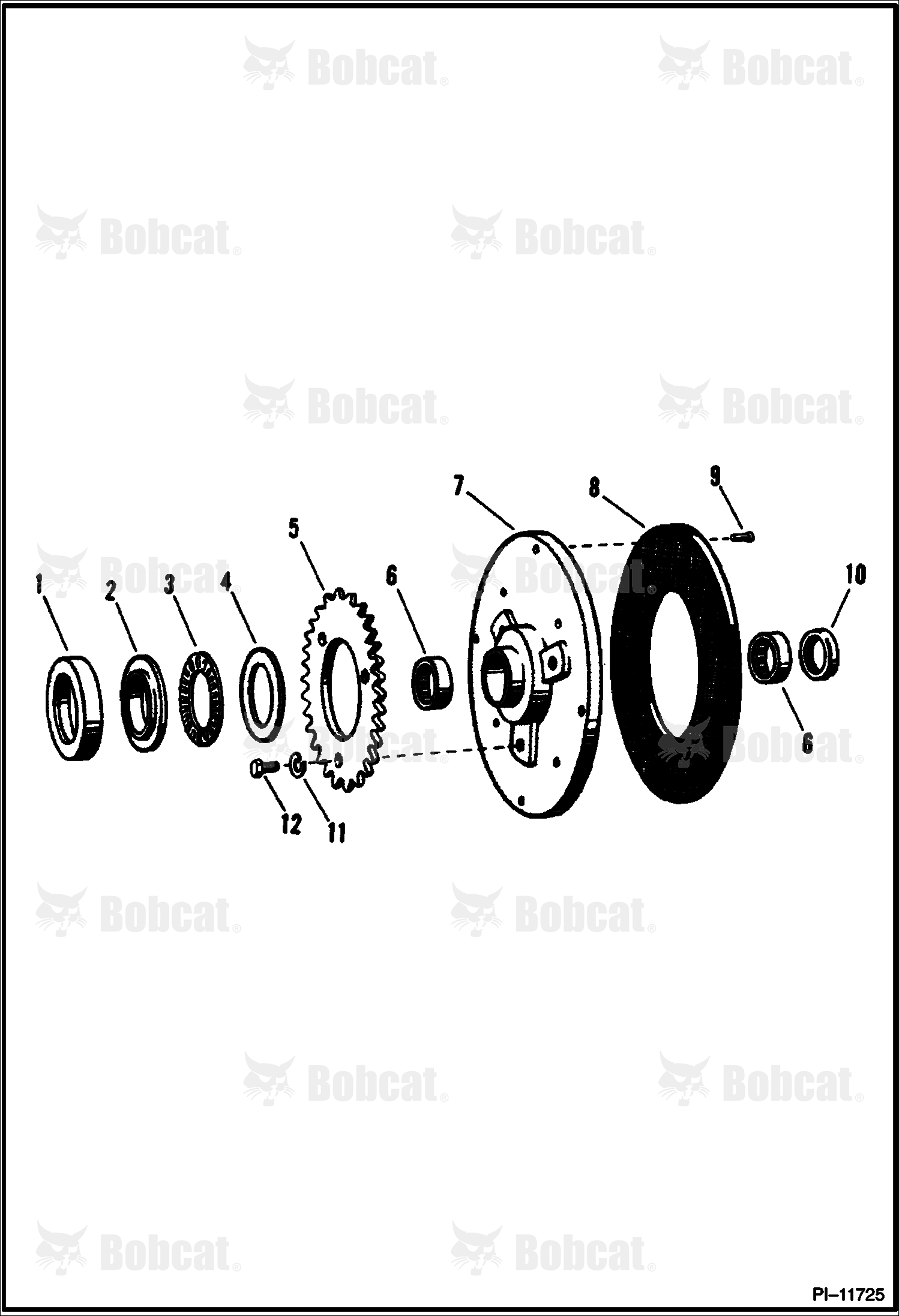Clutch Plate (Outside Illustrated)