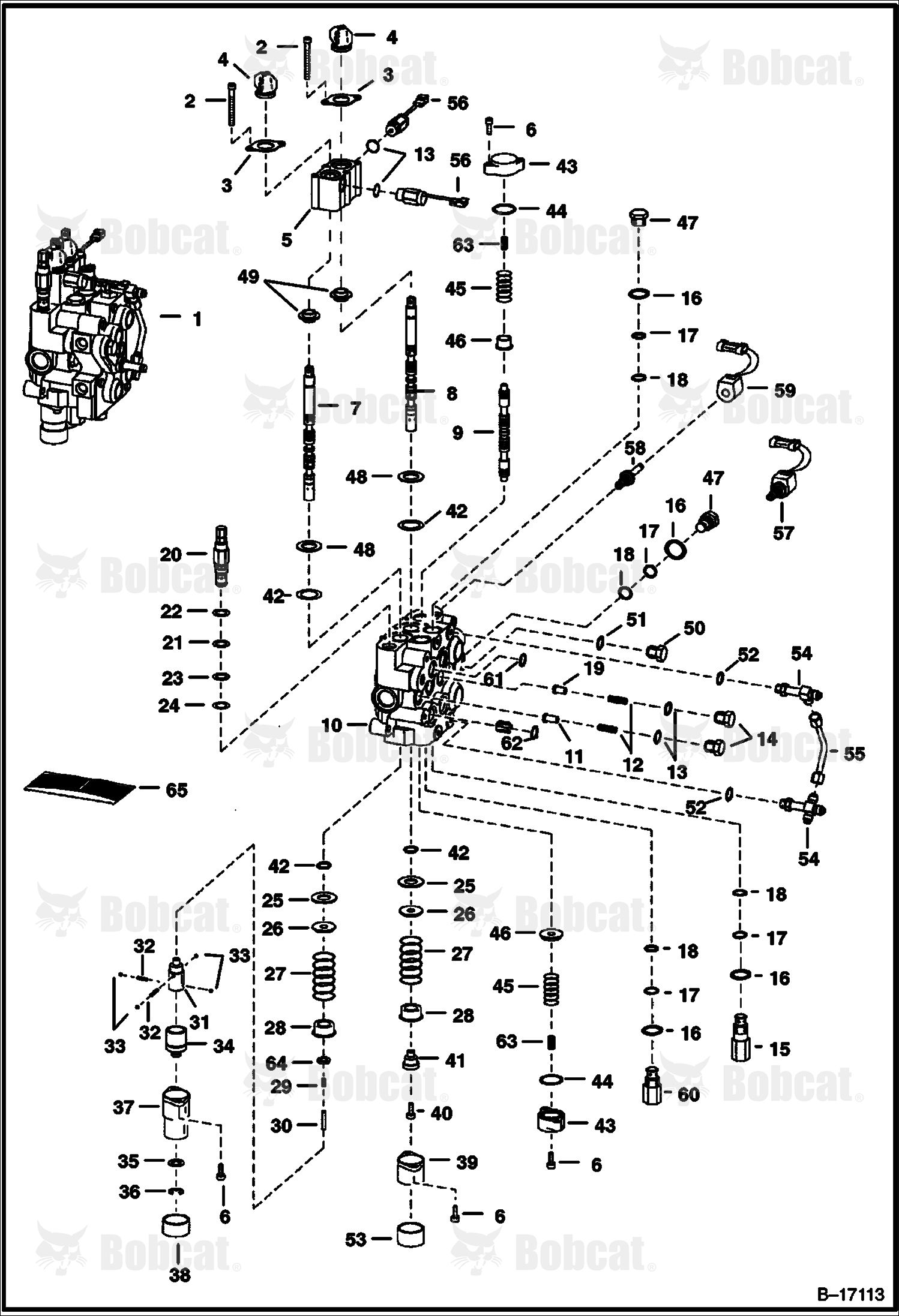Hydraulic Control Valve (BICS Combo Valve)  515830001 - 515840211, 516220001 - 516223851