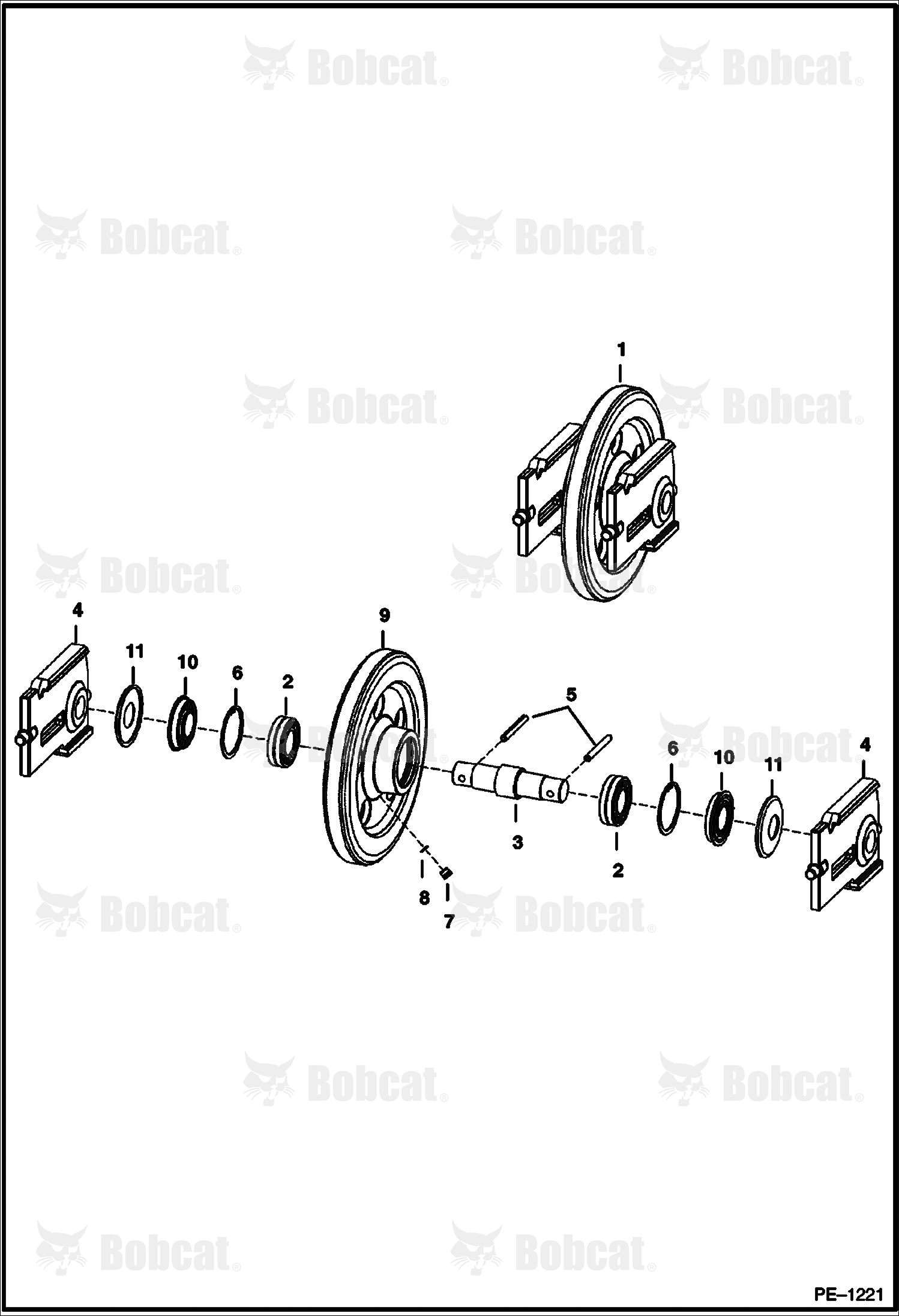 Front Idler 518915001 - 518916540, 516815001 - 516815105, 517515001 - 517515155