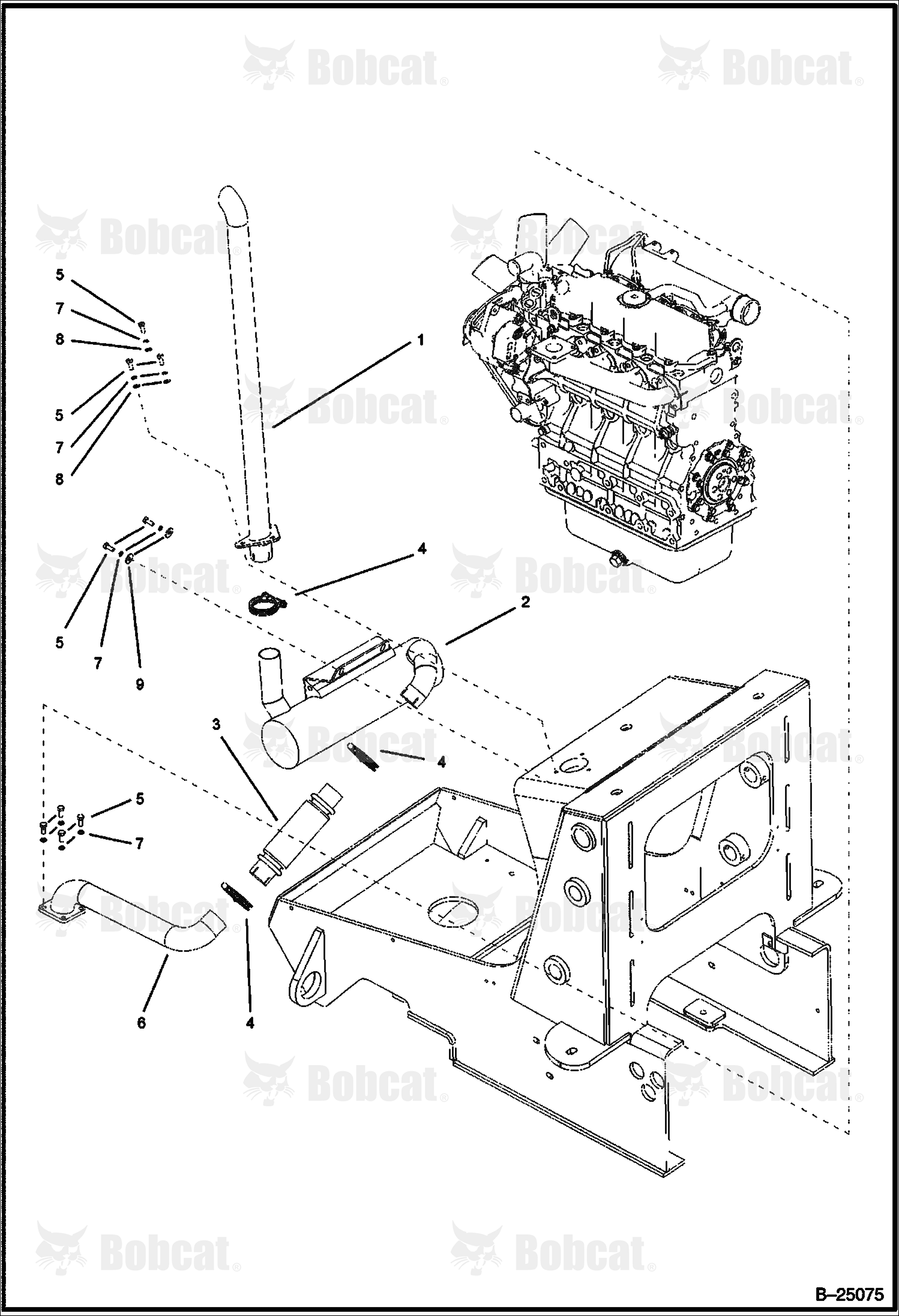 Exhaust Pipe ASSY (Tier II)  573111001 & Above
