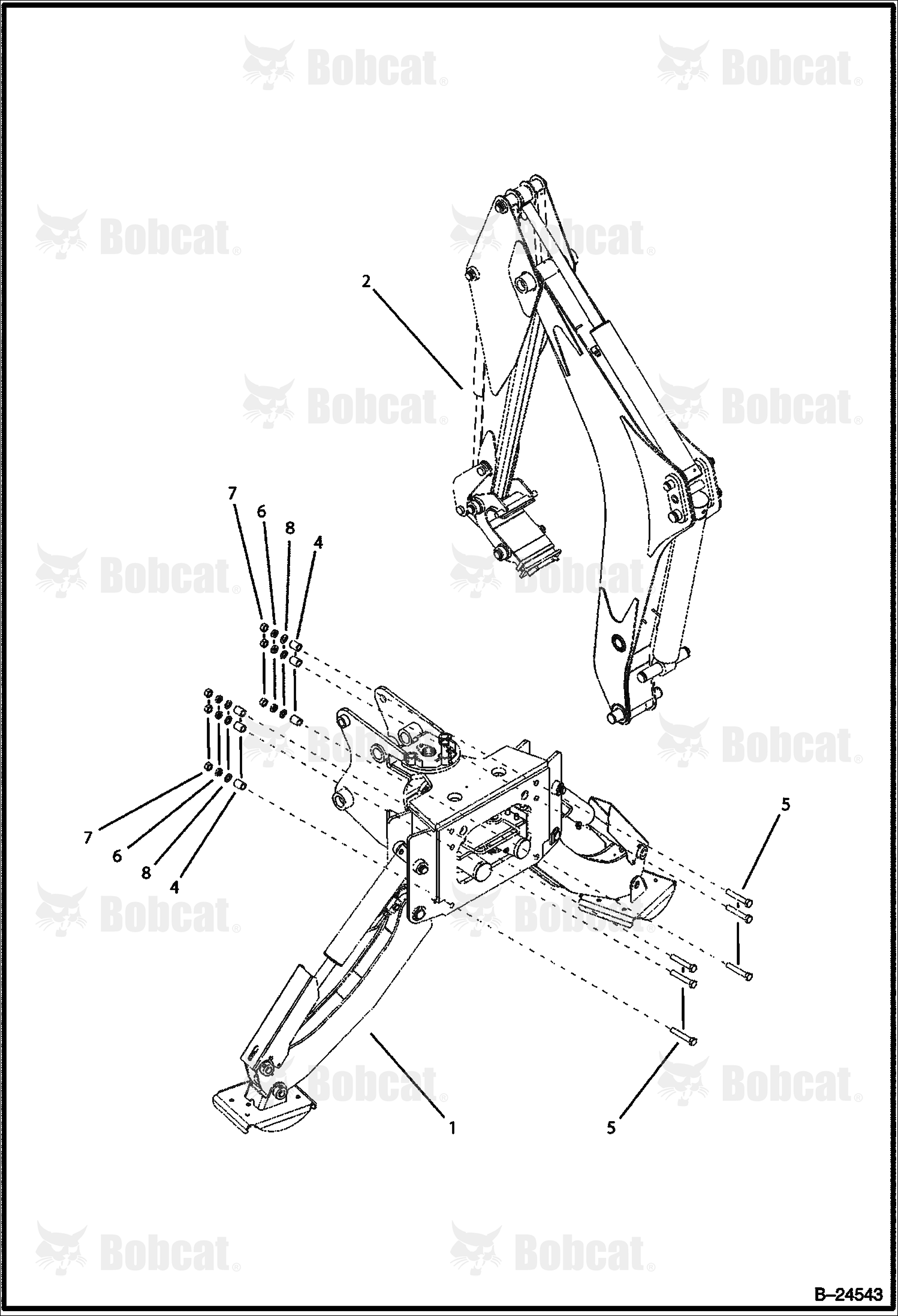 Center Mount Backhoe