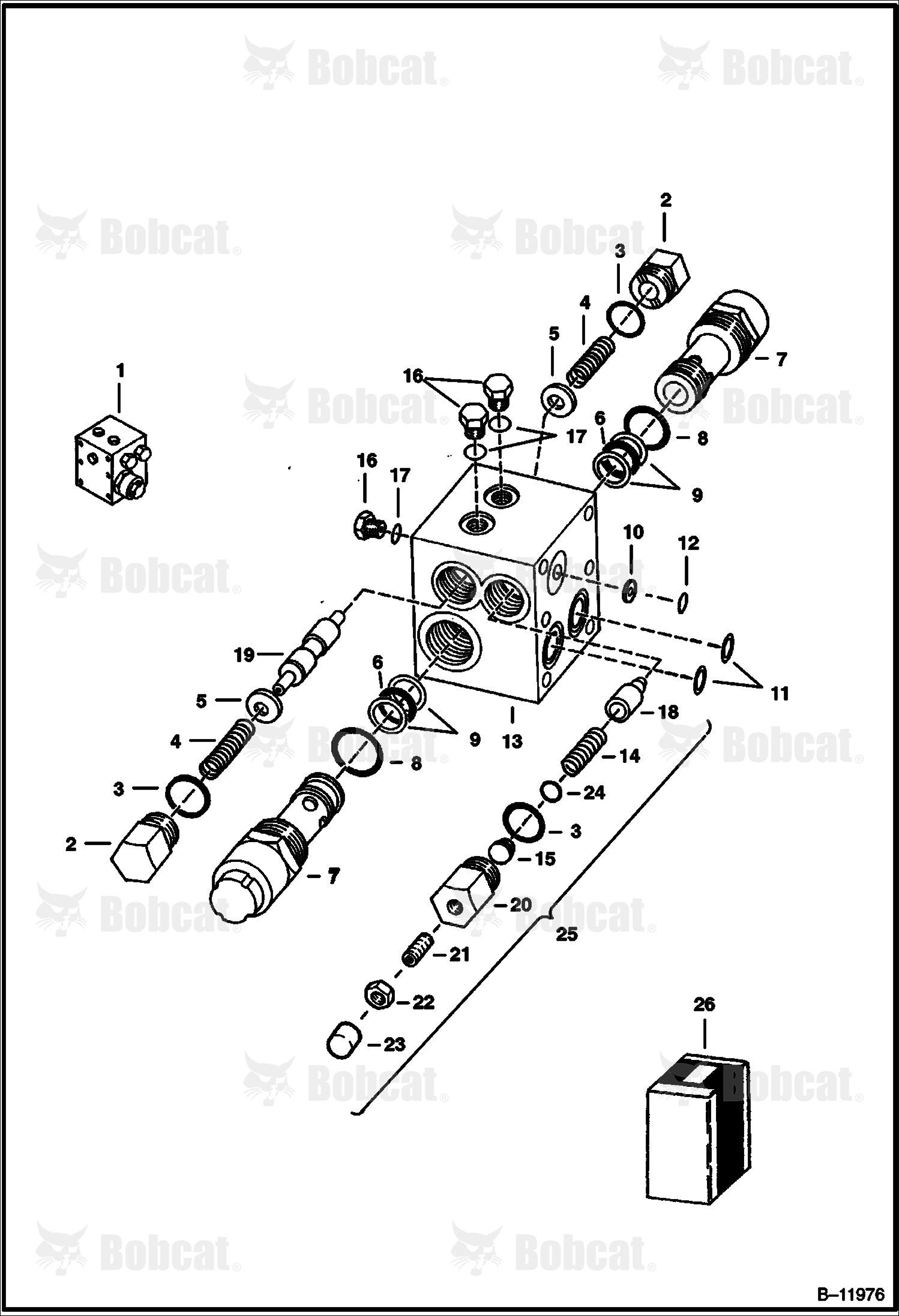 Motor Manifold Valve (For 21-3501AN-JSBJ)