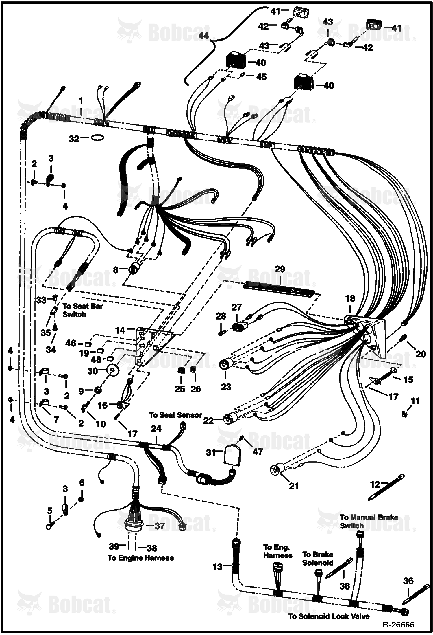 CAB Electrical Circuitry (W/O B.O.S.S. Option)