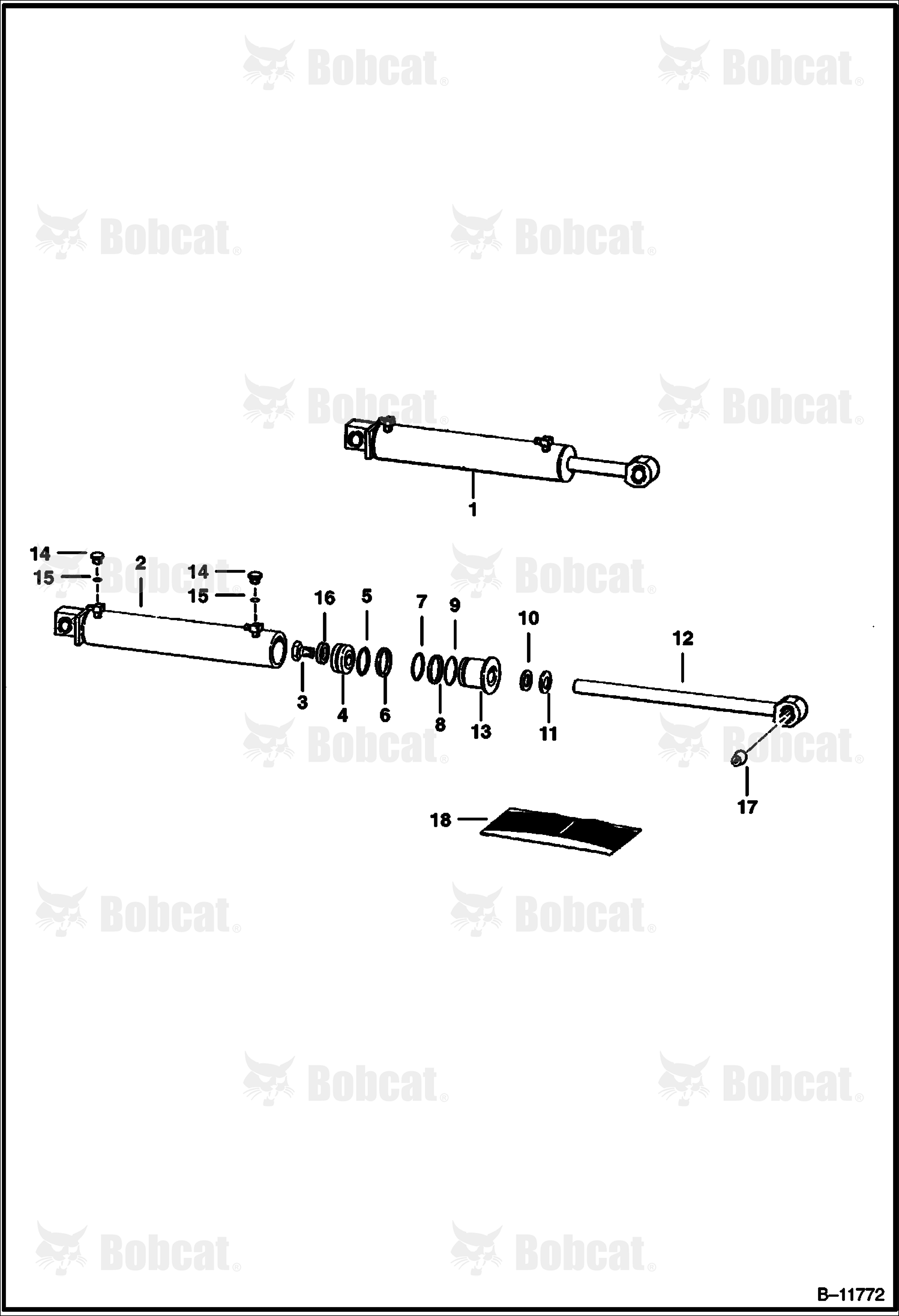 Tilt Cylinder  506550001 - 506550152