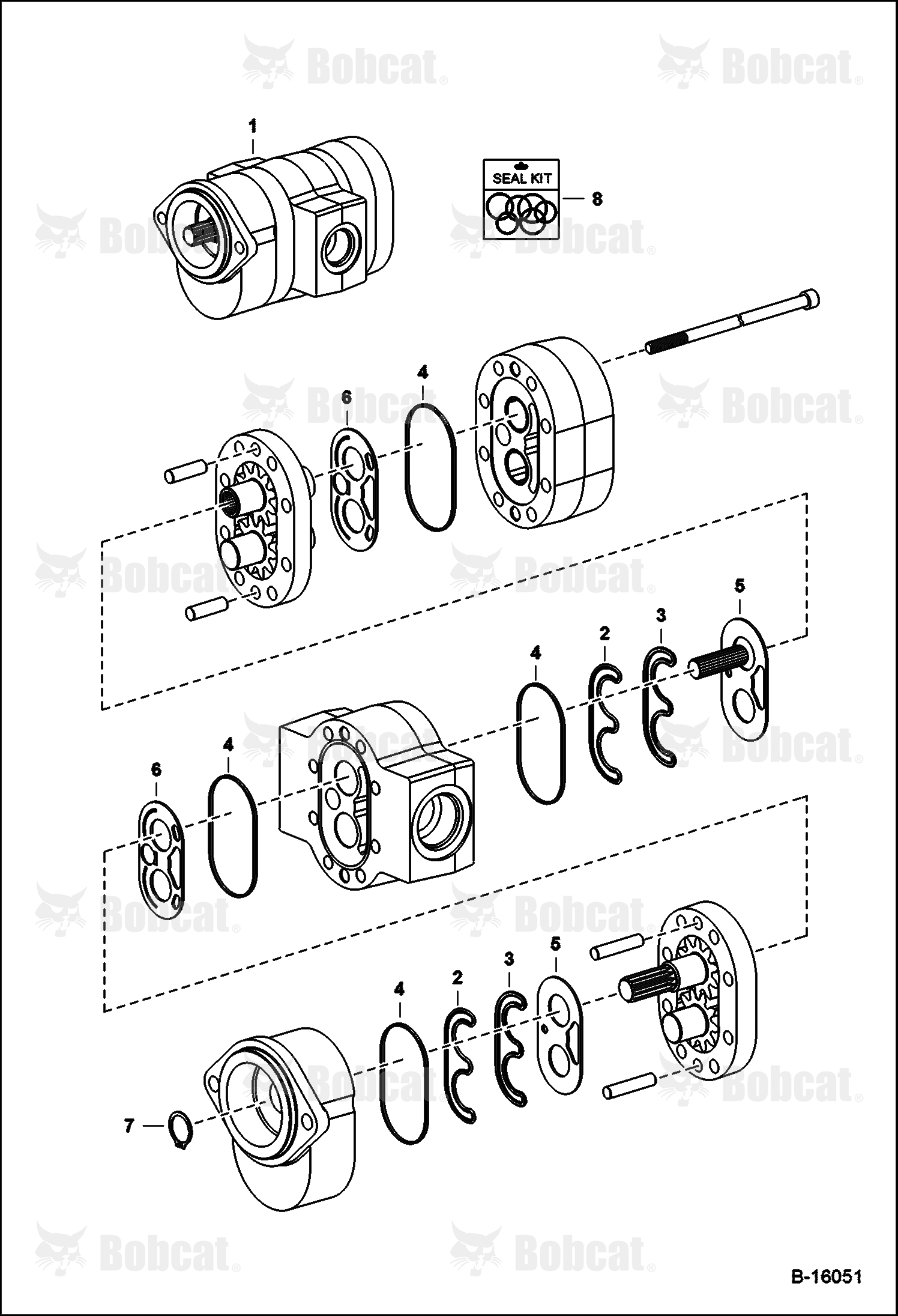 High Flow Hydraulics (Double Gear Pump - Cast Iron)