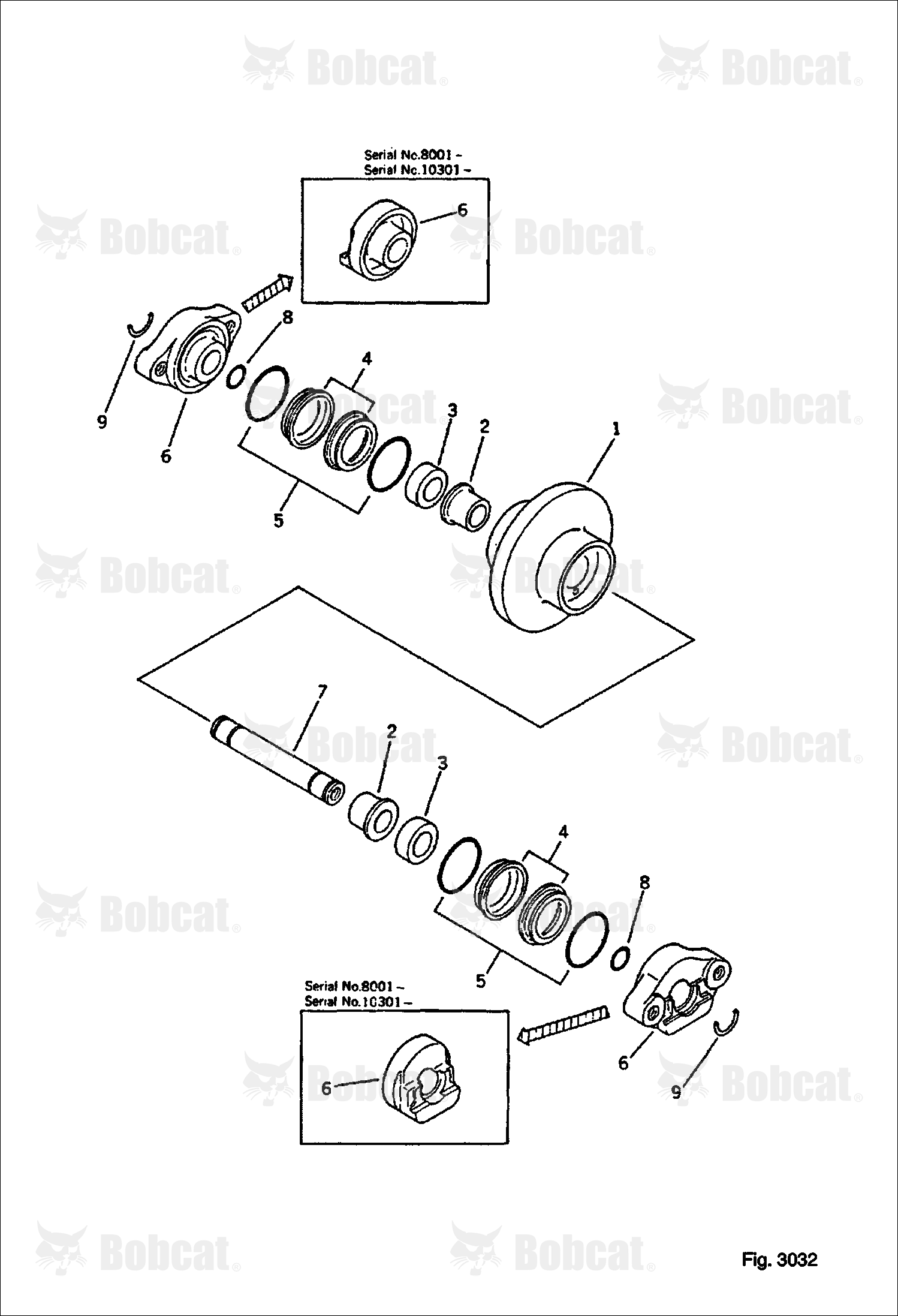 Track Roller (FOR Rubber SHOE) (OP)